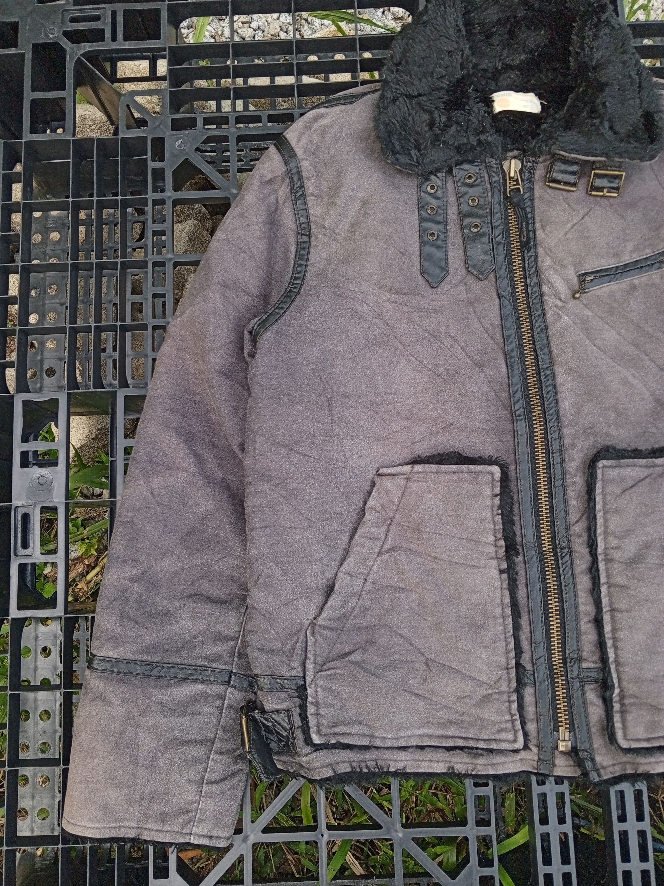 Edwin Vintage EDWIN nice design winter style jacket Size US L / EU 52-54 / 3 - 4 Thumbnail