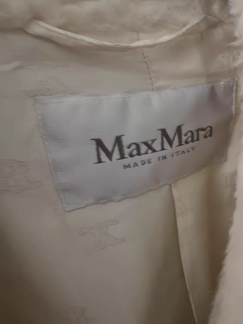 Max Mara Max Mara White short teddy coat Size S / US 4 / IT 40 - 3 Thumbnail