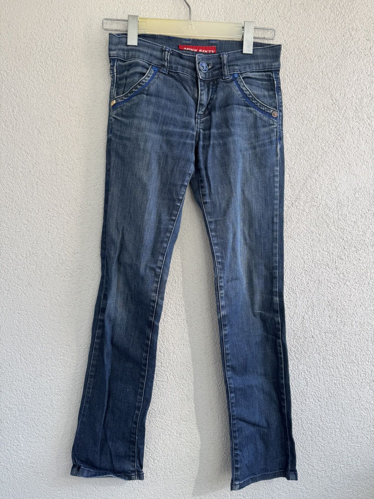 Miss Sixty Miss Sixty Girls Jeans Age 12 Blue Denim Y2K Size 24" / US 00 / IT 34 - 3 Thumbnail