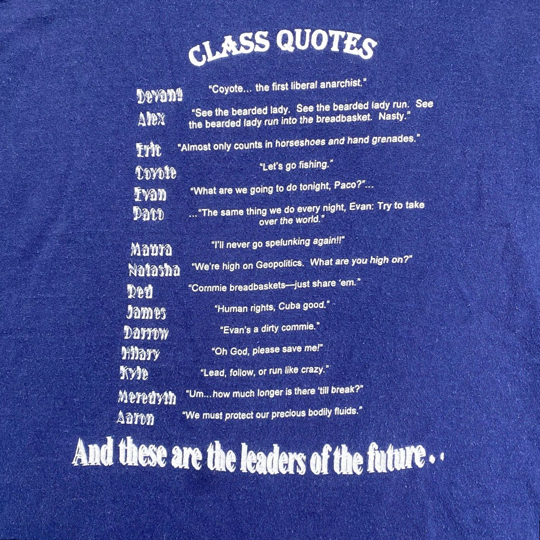 Fruit Of The Loom VINTAGE Fruit of the Loom T-Shirt Men's Medium Long Sleeve Blue Political 2000s Y2K Republican Democrat Presidential Election Size US M / EU 48-50 / 2 - 2 Thumbnail