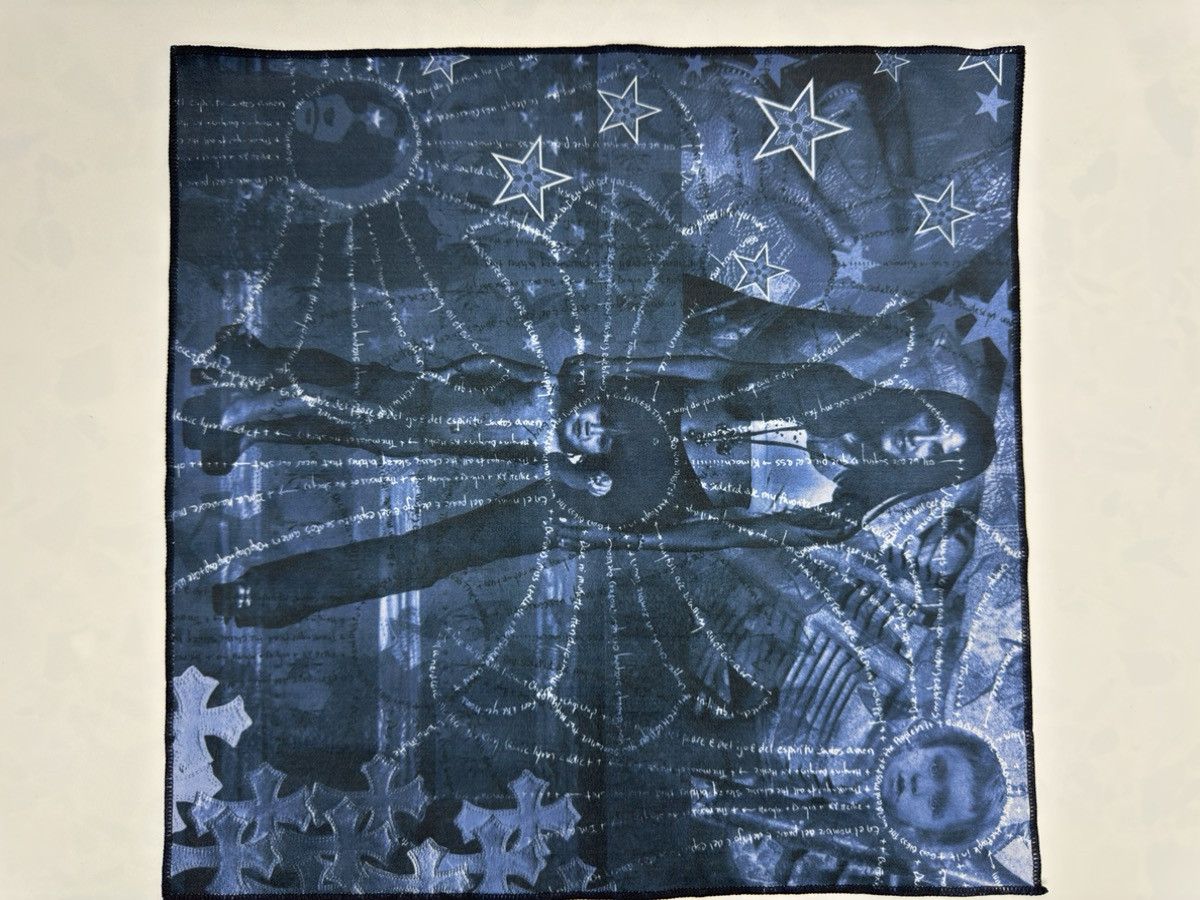 Chrome Hearts Chrome Hearts Blue Graphic Pocket Square Size ONE SIZE - 15 Thumbnail