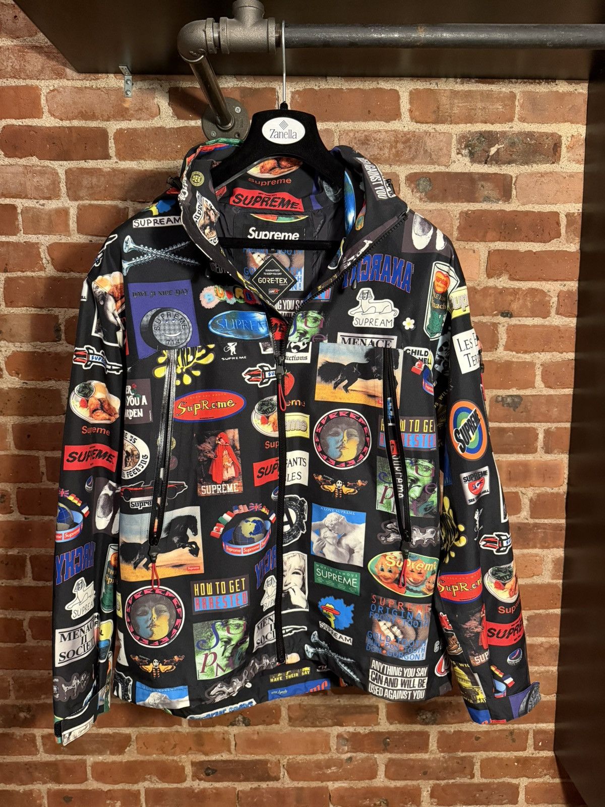 Supreme SS/21 GORE-TEX Stickers Shell Jacket Size US M / EU 48-50 / 2 - 1 Thumbnail