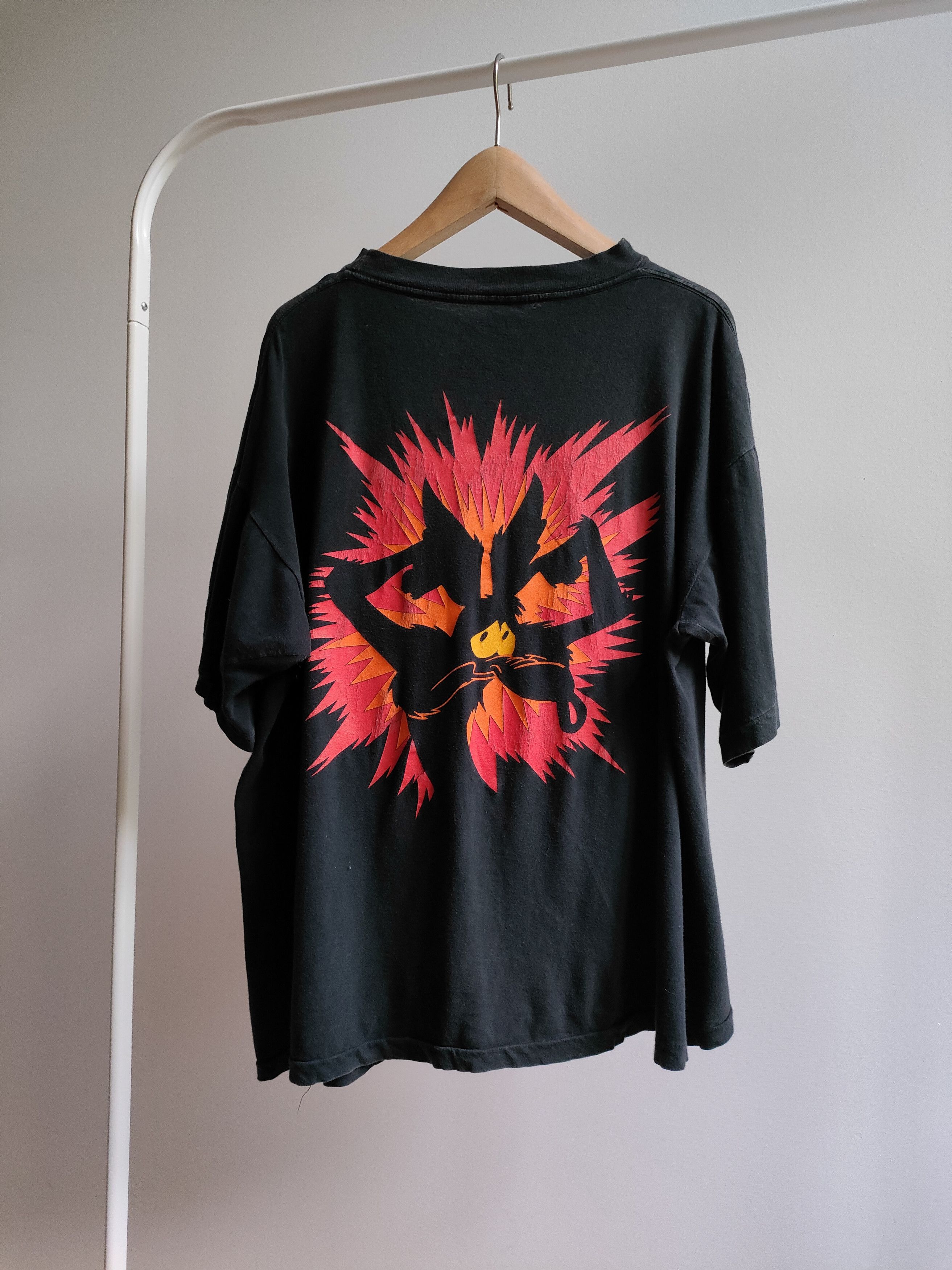 Vintage Vintage 90s Looney Tunes US cartoon Wile E. Coyote Size US XL / EU 56 / 4 - 2 Thumbnail
