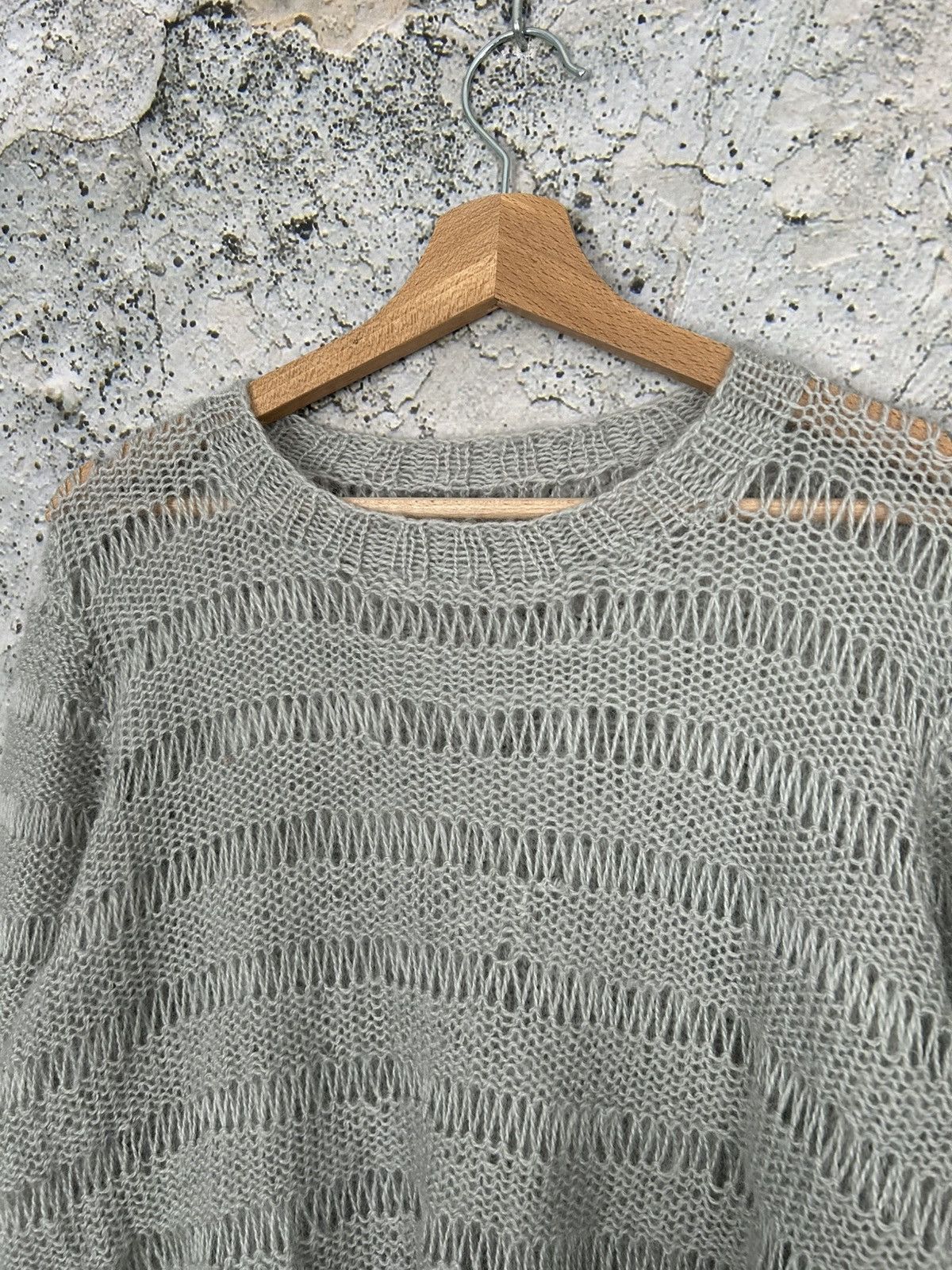 Handmade Vintage Handmade Knitted Sweater Japanese Avant Garde Wool Size US M / EU 48-50 / 2 - 3 Thumbnail