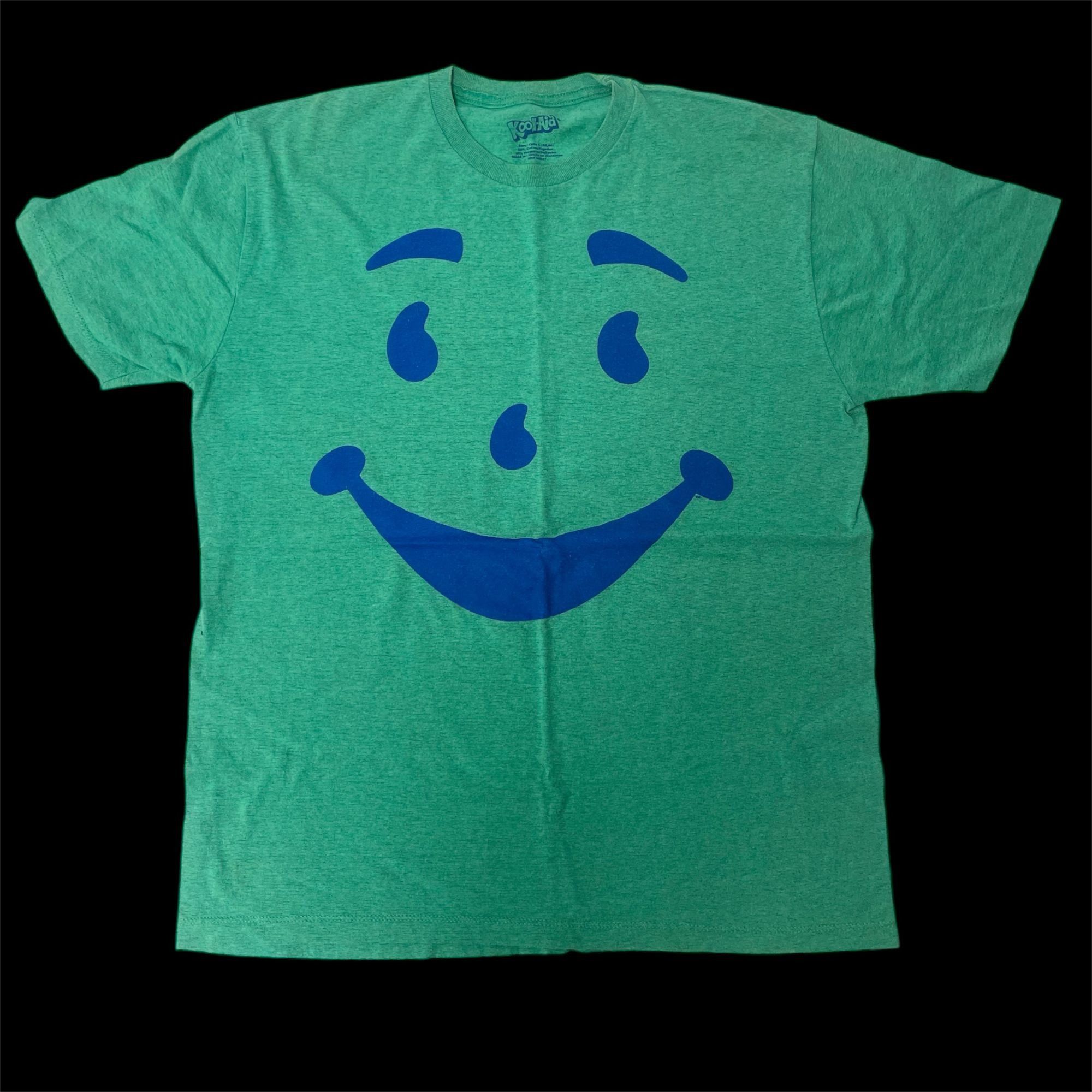 Other Vtg KOOL AID HEATHER Green Blue SMILE Streetwear T Shirt Size US L / EU 52-54 / 3 - 2 Thumbnail