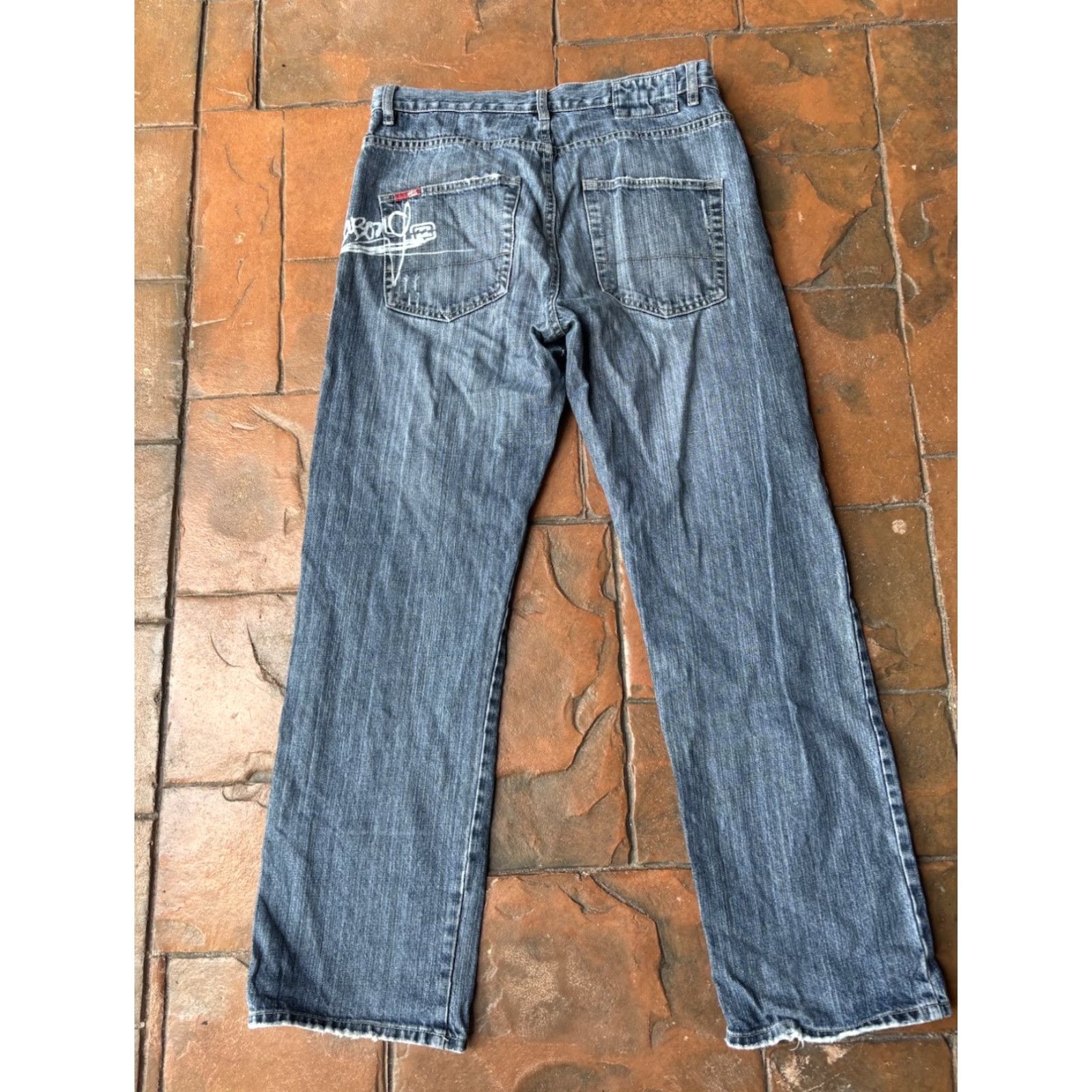 Billabong VINTAGE Billabong Jeans 32x30.5 Denim Men 90s Skater Grunge Streetwear Y2K Surfer Punk Blue 5-Pocket Belt Loops Relaxed Straight Men Size US 32 / EU 48 - 2 Thumbnail
