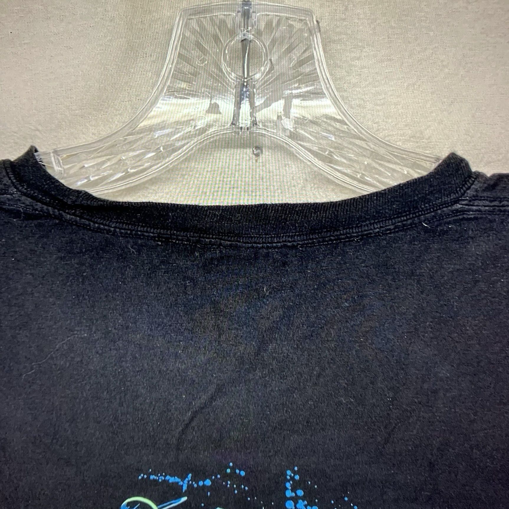 Vintage VINTAGE Cove Men's T-Shirt Large Space Skull Glow in the Dark Sci-Fi UFO Graphic Tee All Seasons Size US L / EU 52-54 / 3 - 7 Thumbnail