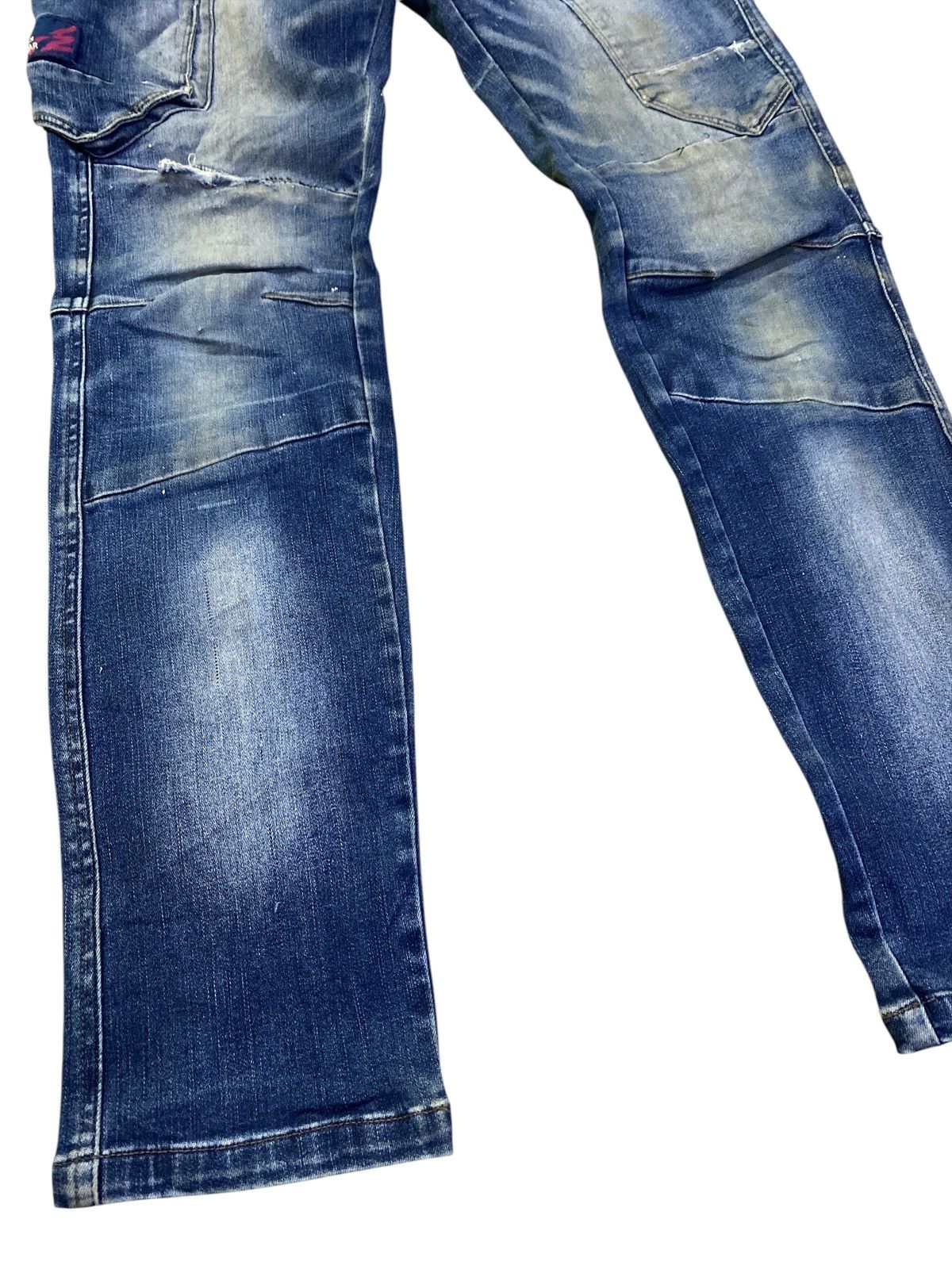 FRONTEER × Japanese Brand I.Z Fronteer Workwear Heavy Cargo Denim Size US 31 - 8 Thumbnail