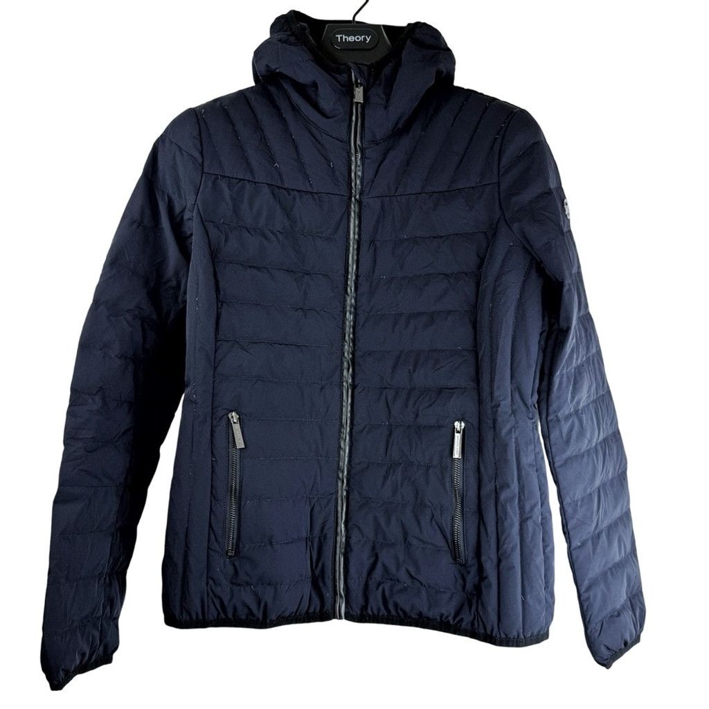 Michael Kors MICHAEL KORS Men Designer Navy Packable Down Puffer Jacket S Size US S / EU 44-46 / 1 - 2 Thumbnail