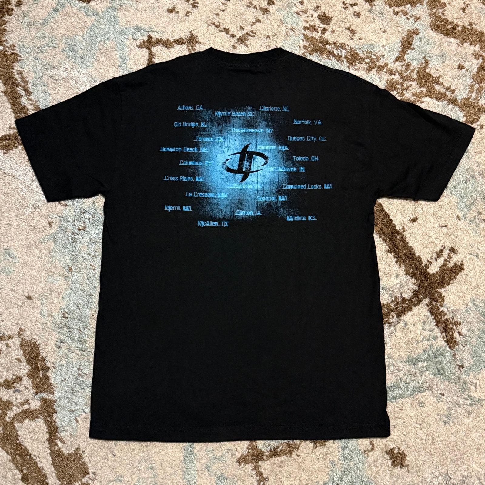 Band Tees × Giant × Vintage 2001 Drowning Pool Sinner Tour Shirt Large Numetal Band Tee Size US L / EU 52-54 / 3 - 2 Thumbnail