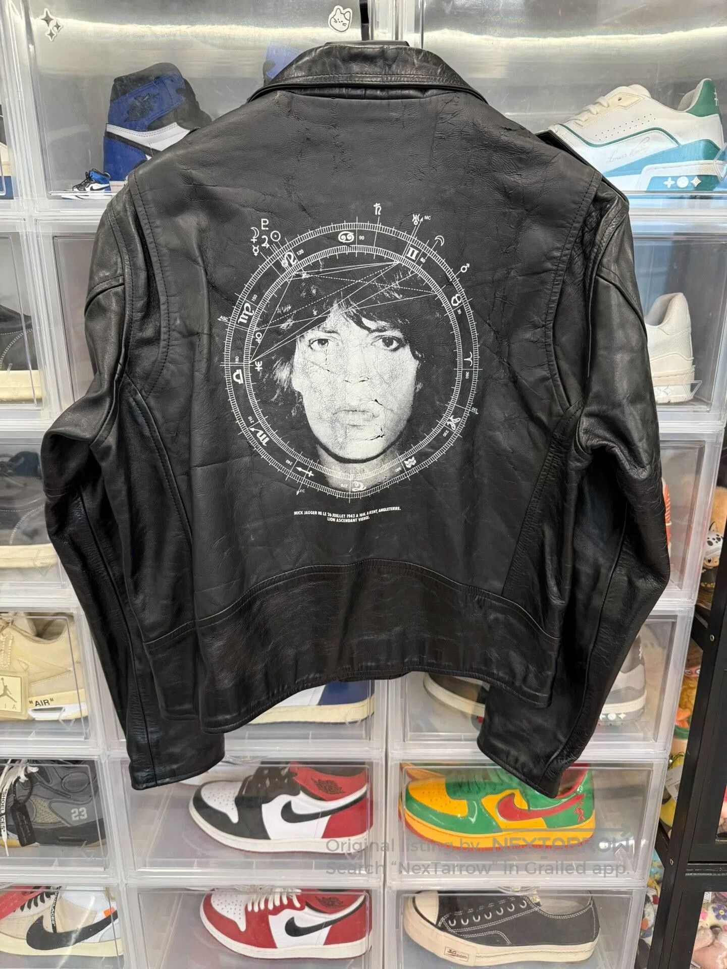 Enfants Riches Deprimes ERD 19ss Portrait Leather Jacket. Size US L / EU 52-54 / 3 - 3 Thumbnail