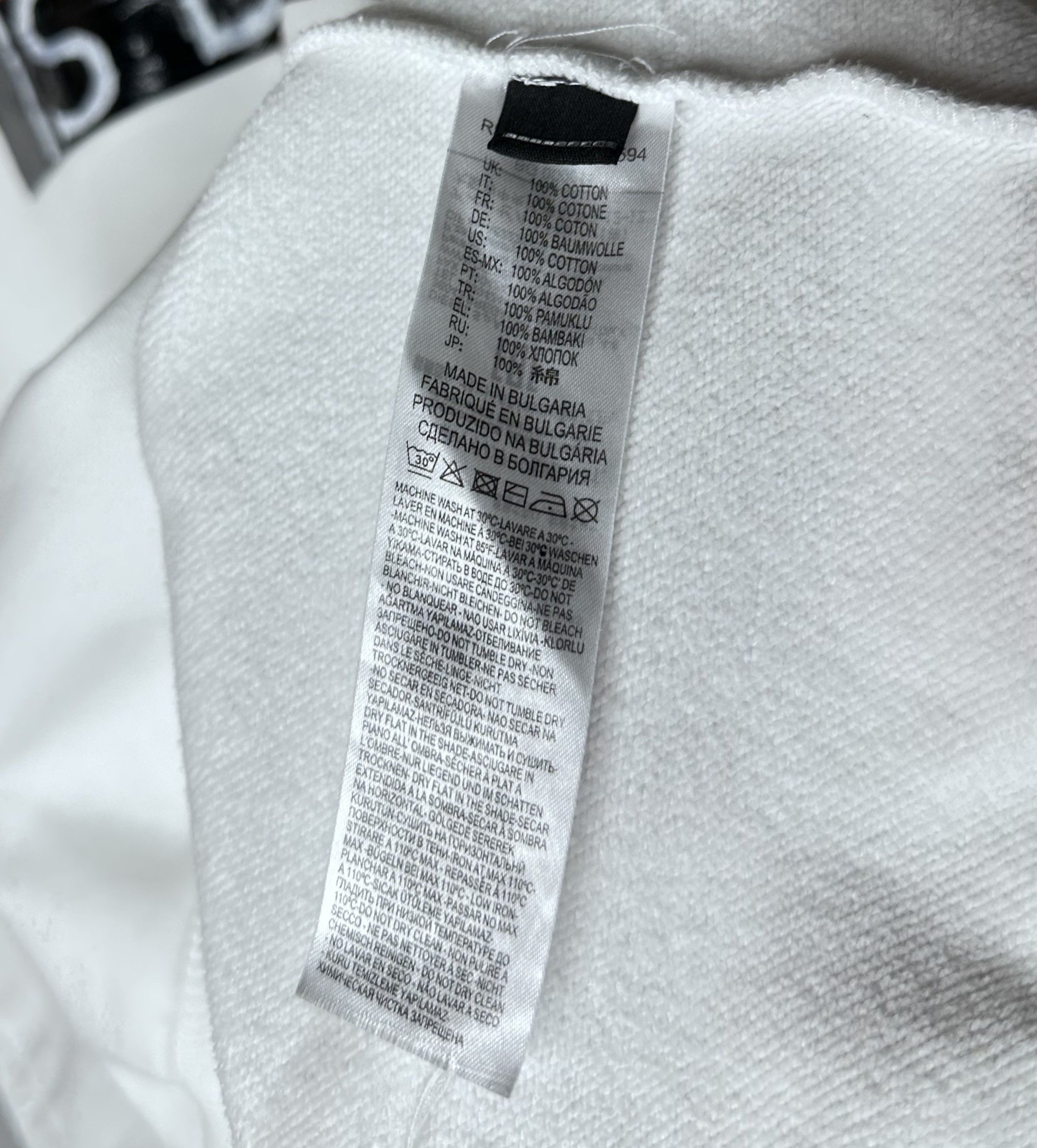 Diesel Diesel Hate Couture Division "Is Dead" Hoodie Mens White Size US L / EU 52-54 / 3 - 6 Thumbnail