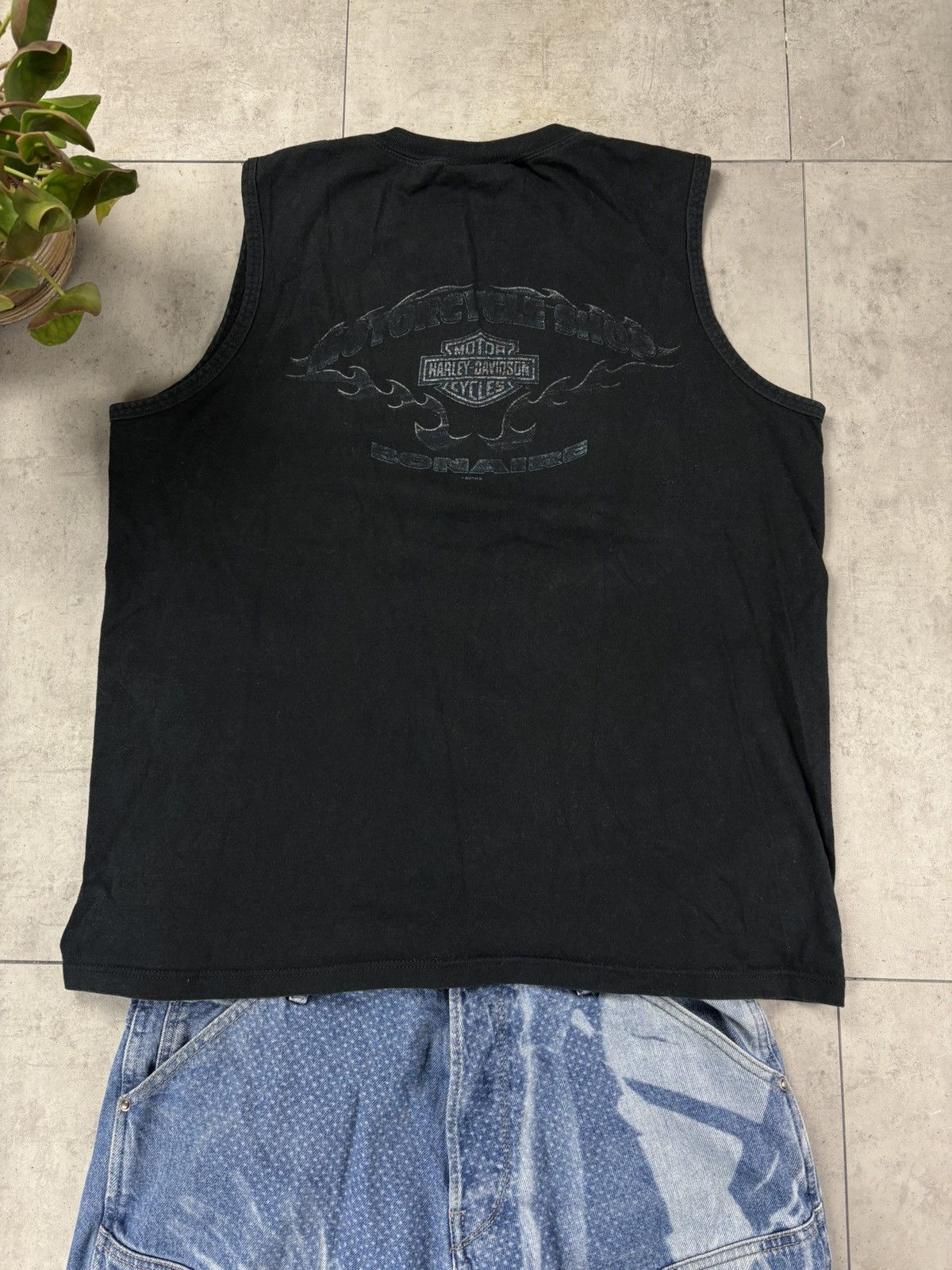 Harley Davidson VNTG Harley-Davidson Eagle Graphic Sleeveless T-Shirt Black Size US L / EU 52-54 / 3 - 5 Thumbnail