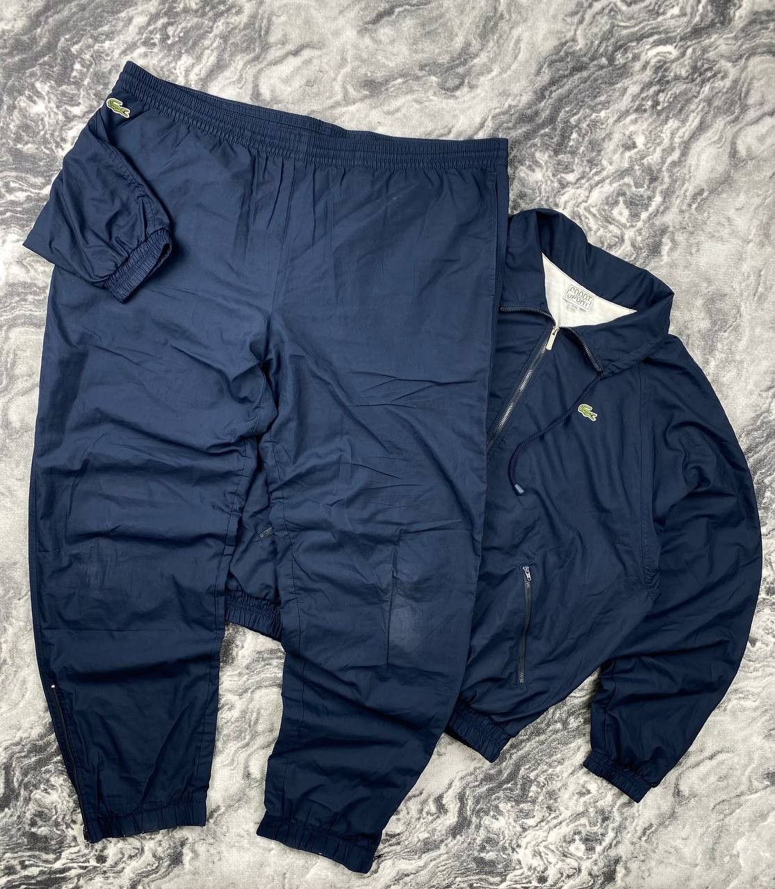 Lacoste Vintage Lacoste Sport Nylon Tracksuit Jacket And Pants Men Size US XL / EU 56 / 4 - 1 Thumbnail