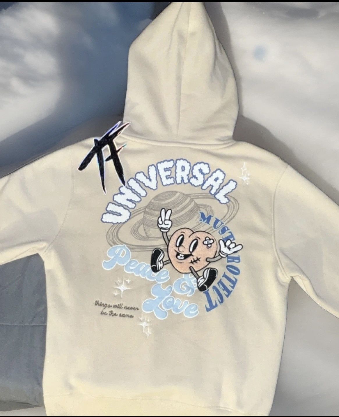Smoke Rise “UNIVERSAL -THINGS WILL NEVER BE THE SAME-“ (SIZE L) HOODIE Size US L / EU 52-54 / 3 - 1 Thumbnail