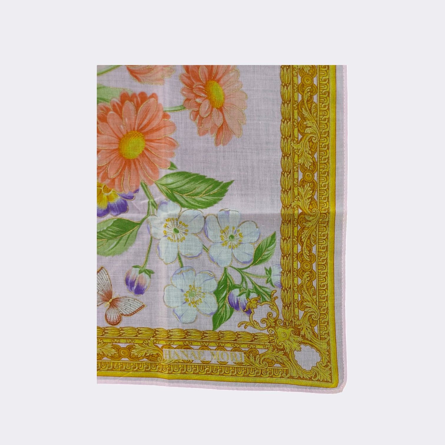 Hanae Mori Vintage Hanae Mori Handkerchief Neckerchief Bandana H253G Size ONE SIZE - 3 Thumbnail