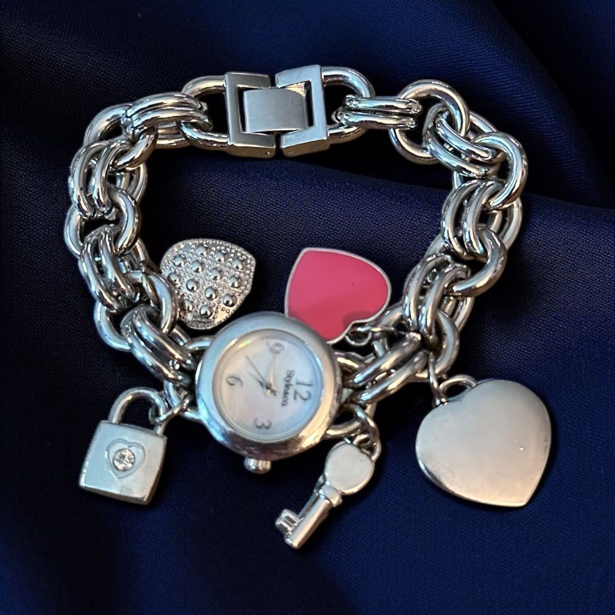 Style & Co Style & Co silver tone charm bracelet watch Size ONE SIZE - 1 Thumbnail