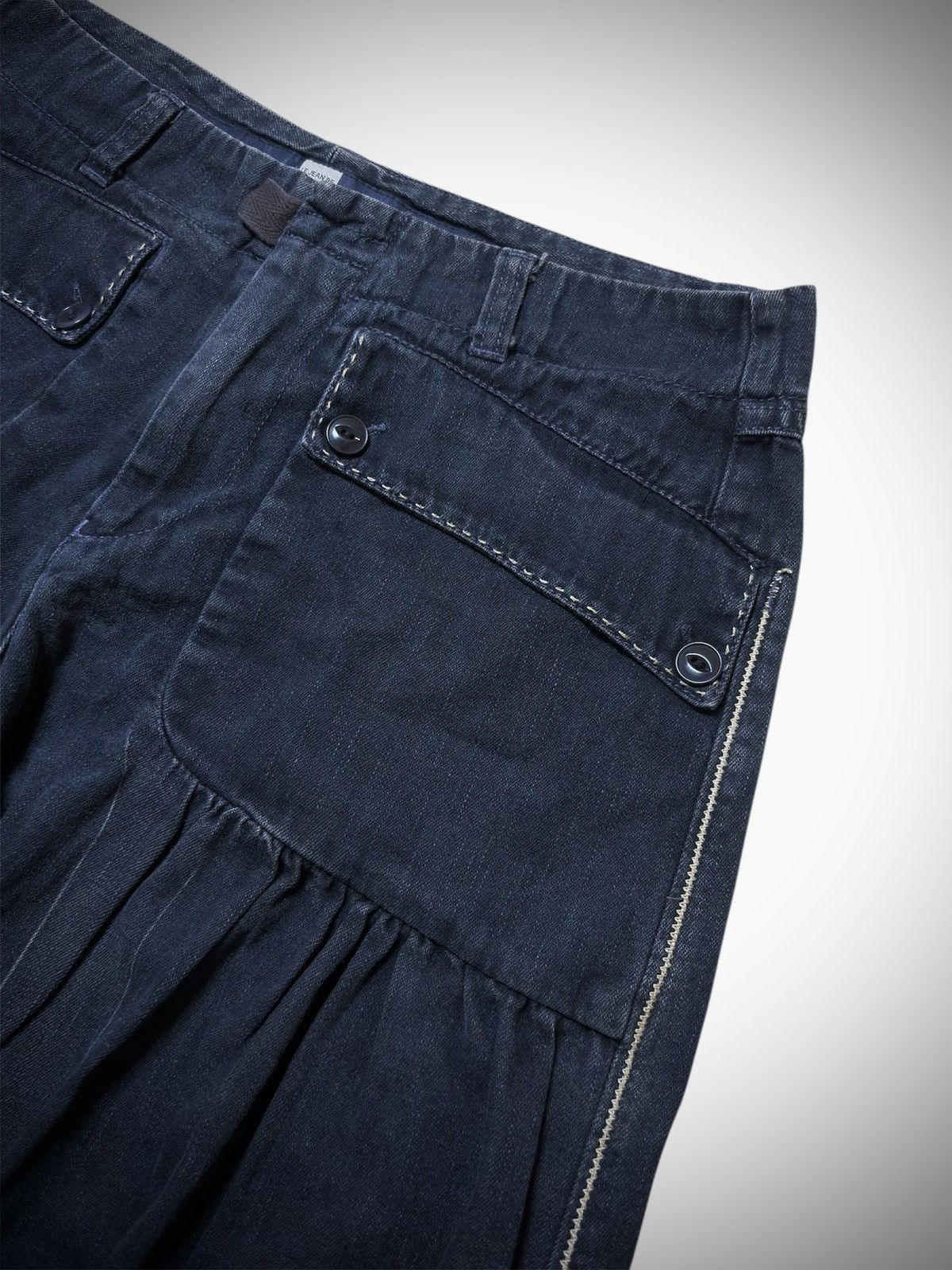 Marithe + Francois Girbaud 2000’s Marithe Francois Girbaud - Wide Flare Pants Size 28" / US 6 / IT 42 - 4 Thumbnail
