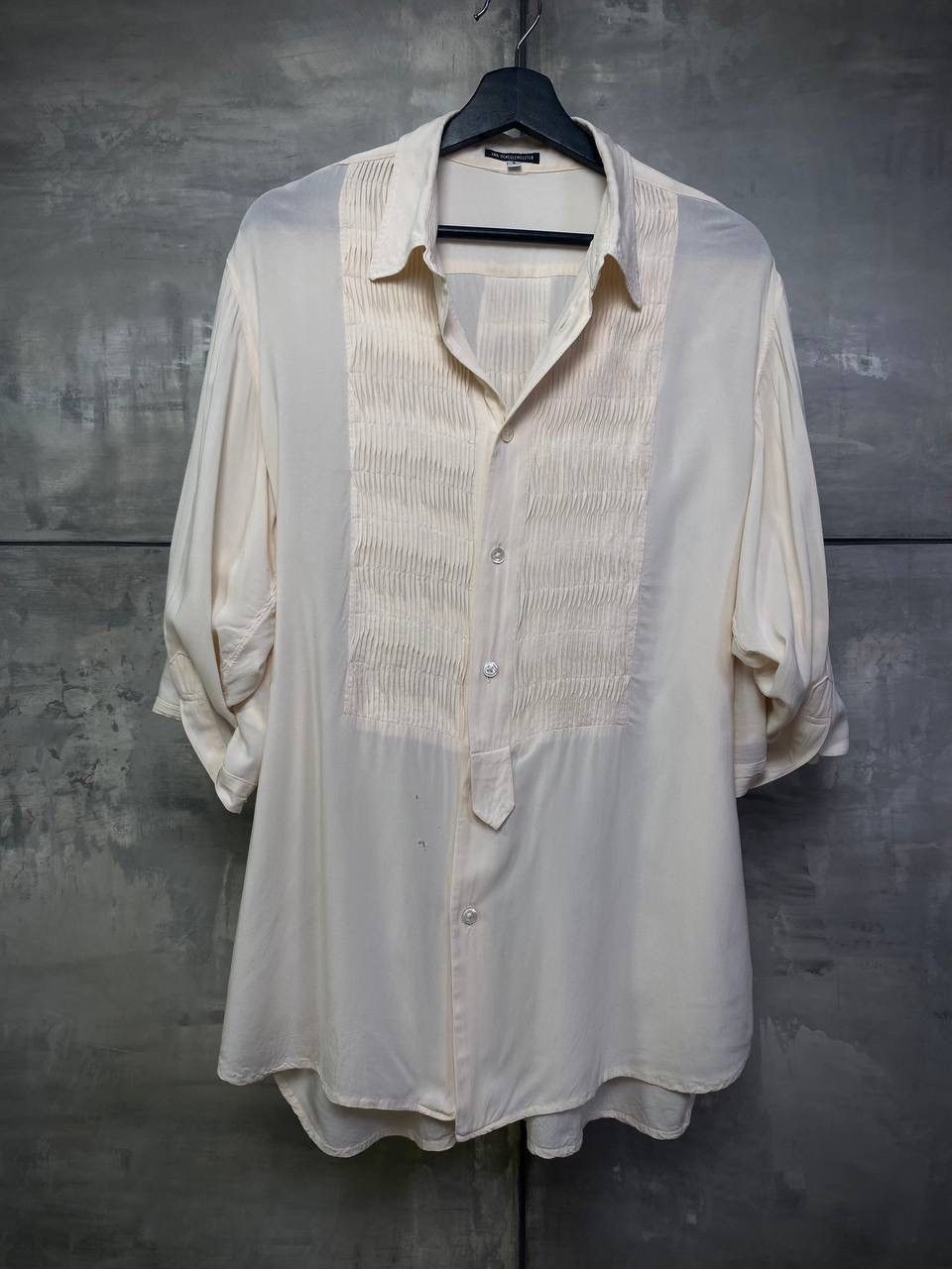 Ann Demeulemeester Thin pleated shirt M Size 48R - 4 Thumbnail