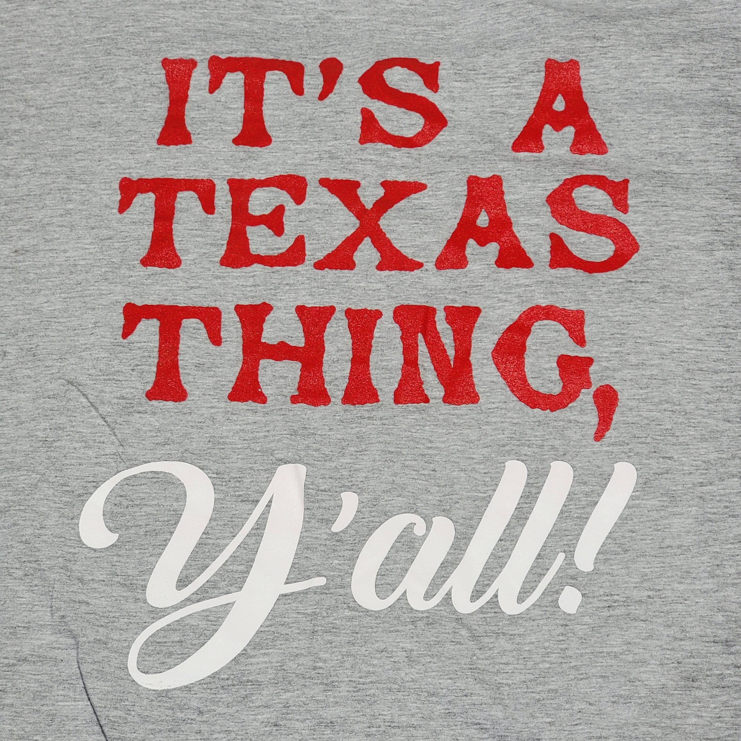 Other Texas Thing Y'all! LS Grey Unisex Tee "Ava Texas" - Size XL Size US XL / EU 56 / 4 - 2 Thumbnail