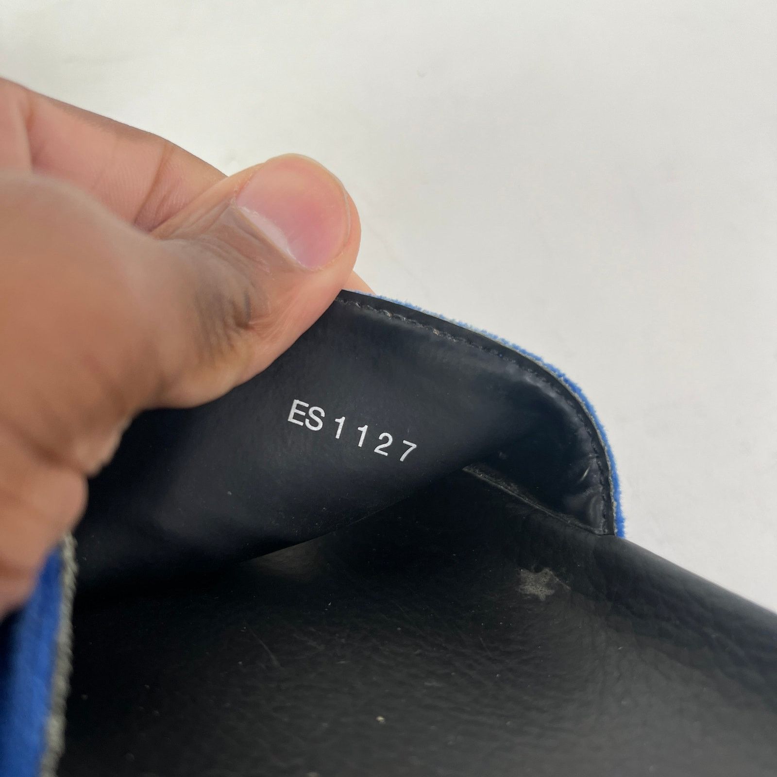 Givenchy Givenchy Blue Velvet Printed Sandals Size US 5.5 / IT 35.5 - 7 Thumbnail