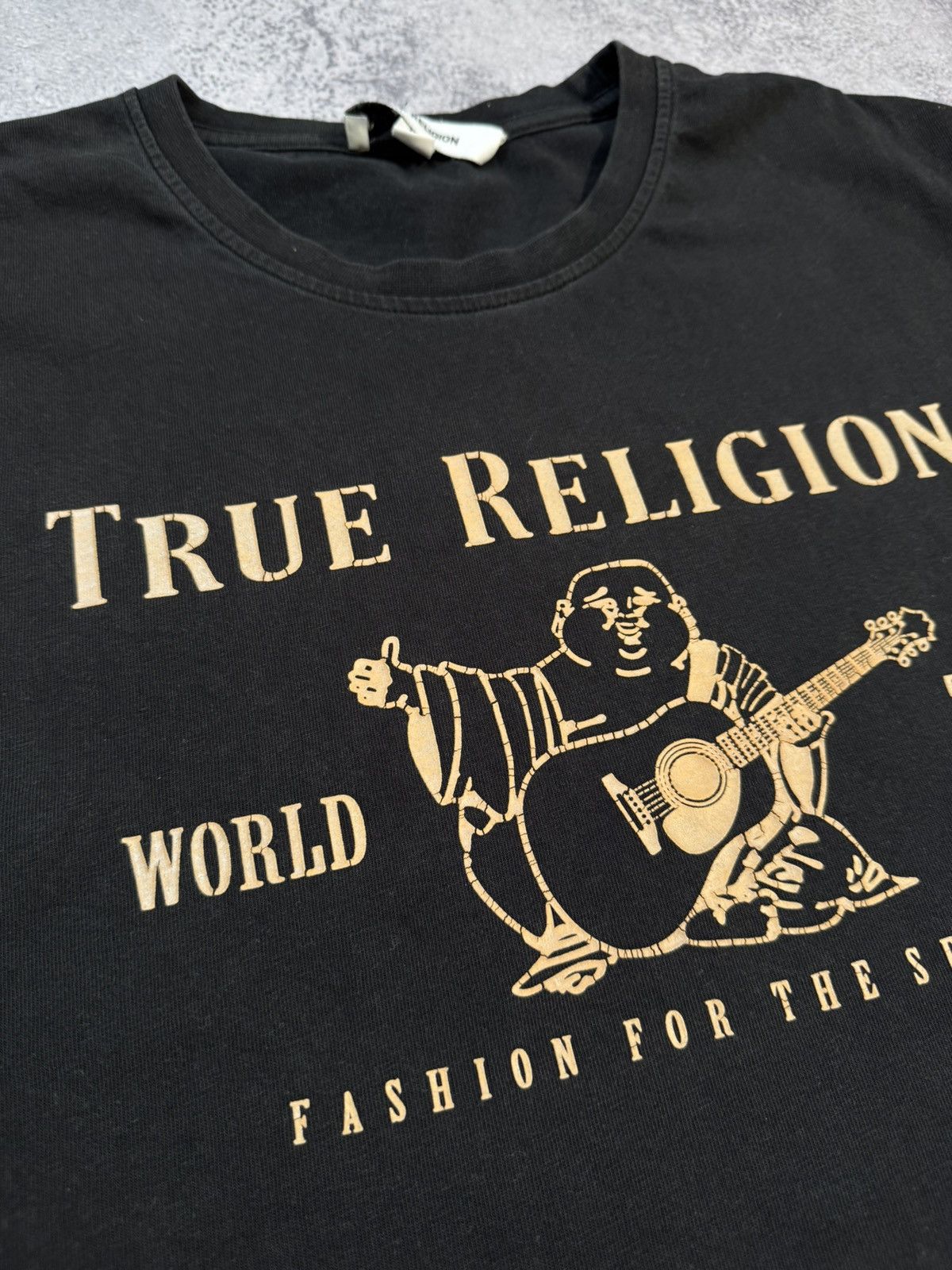 True Religion × Vintage Vintage True Religion y2k Buddha big logo tee 90’s Size US XL / EU 56 / 4 - 3 Thumbnail
