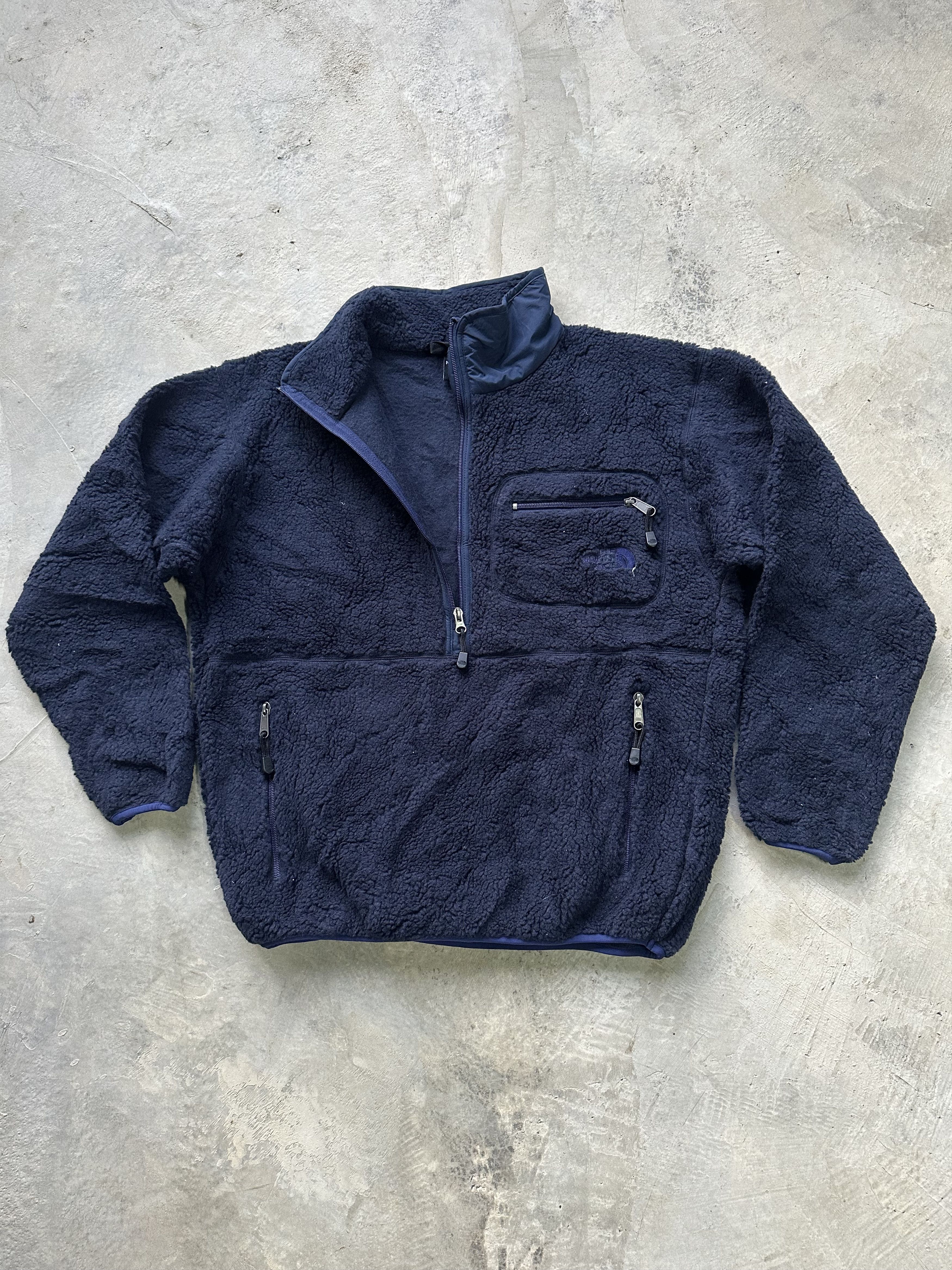 The North Face Vintage The North Face Fleece Half Zipper Jacket Size US L / EU 52-54 / 3 - 2 Thumbnail