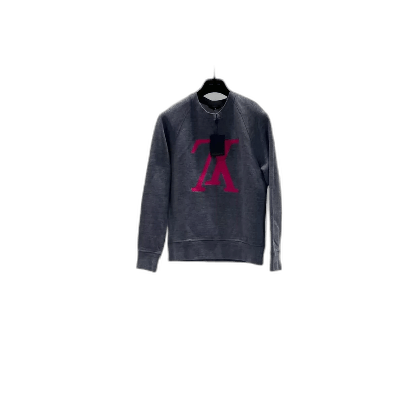 Louis Vuitton Louis Vuitton Gray Embroidered Sweatshirt Si
