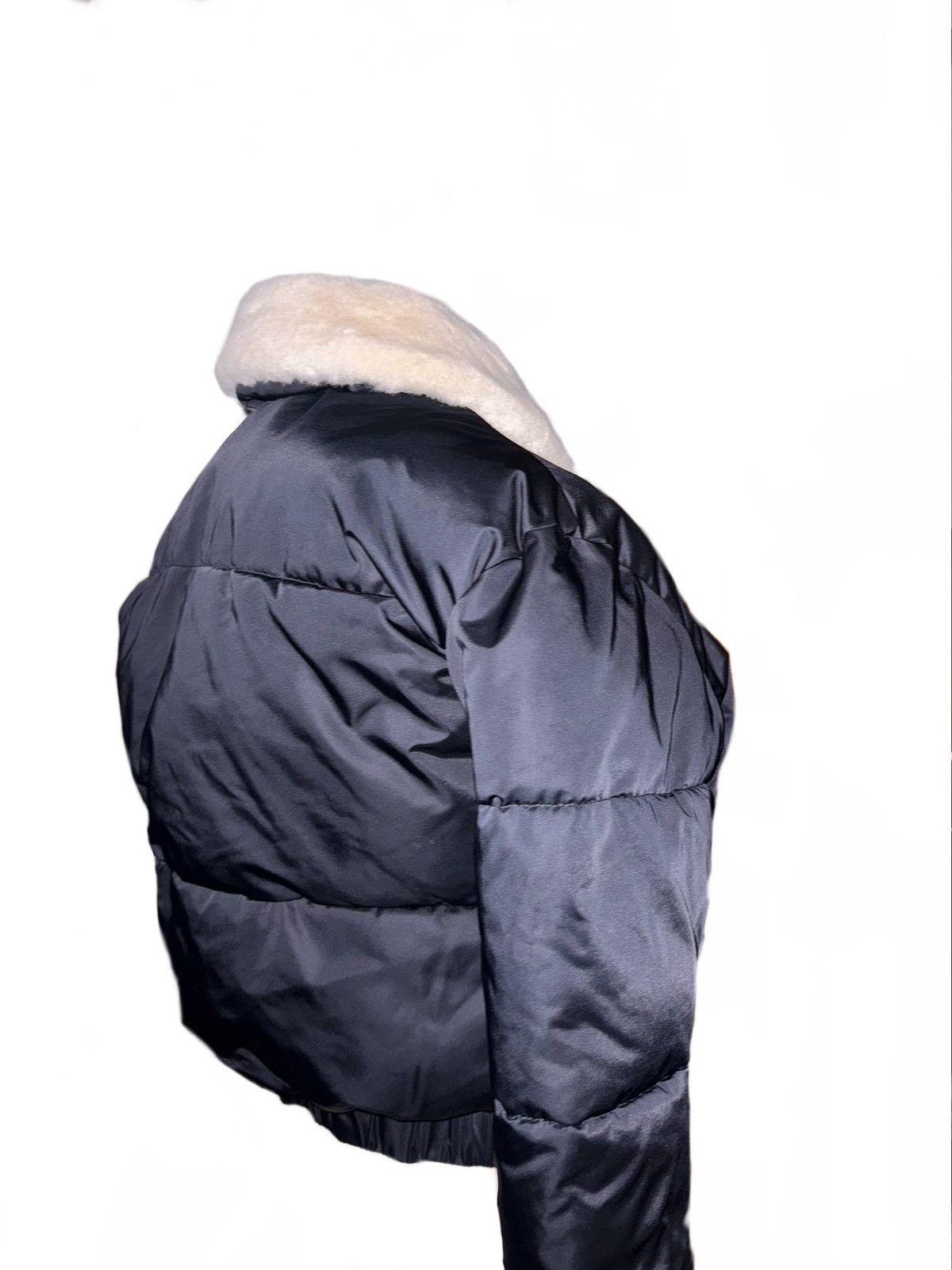 Abercrombie & Fitch Abercrombie A&F Ultra | Cropped Puffer Jacket Faux Fur Sz M Size M / US 6-8 / IT 42-44 - 7 Thumbnail