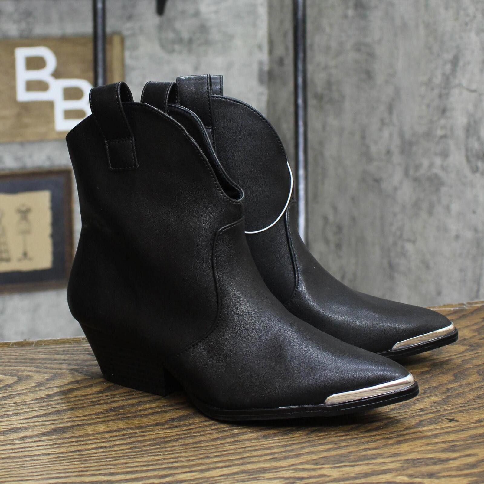 Designer NWT Universal Thread Ankle Boots 88375060 Black 8.5M 8.5 M Size US 8.5 / IT 38.5 - 1 Thumbnail