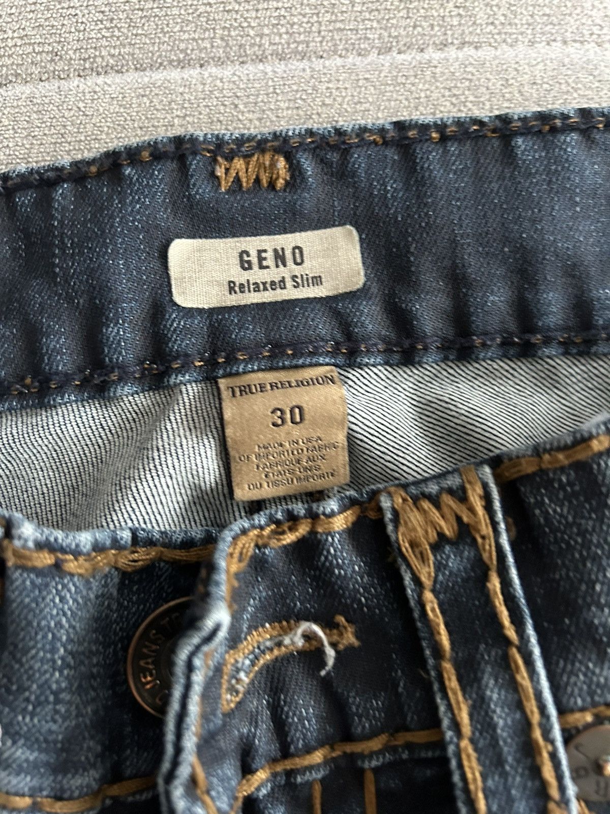 True Religion True Religion Jeans blue brown Size US 30 / EU 46 - 4 Thumbnail