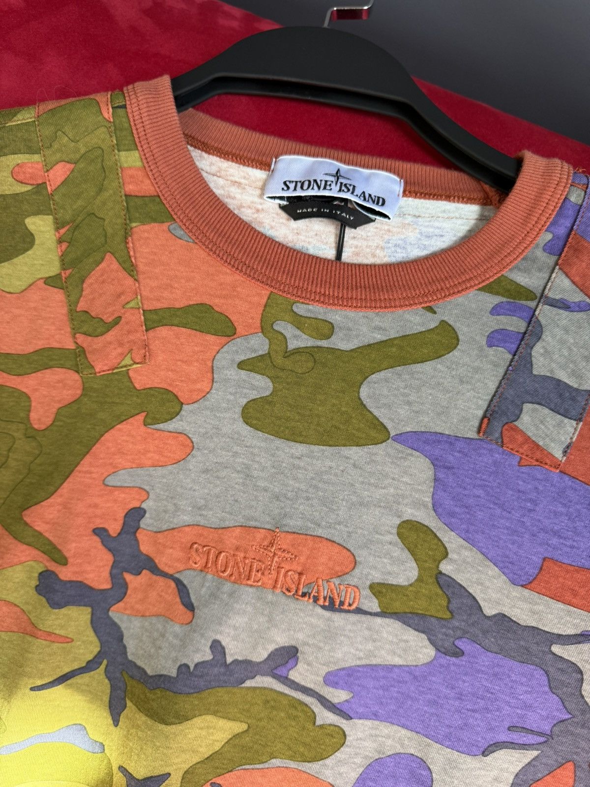 Stone Island Stone Island Camo T-shirt 7715207E4 V0015 Size US M / EU 48-50 / 2 - 2 Thumbnail