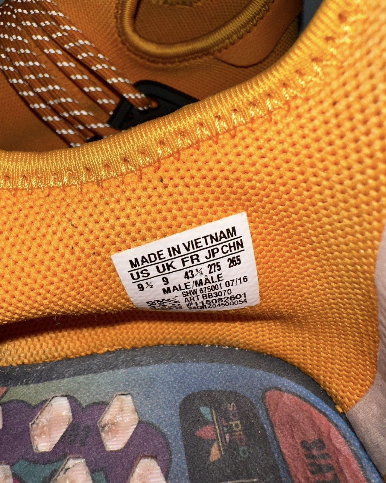 Adidas × Pharrell Pharrell x adidas NMD Human Race 'Tangerine' Size US 9.5 / EU 42-43 - 7 Thumbnail