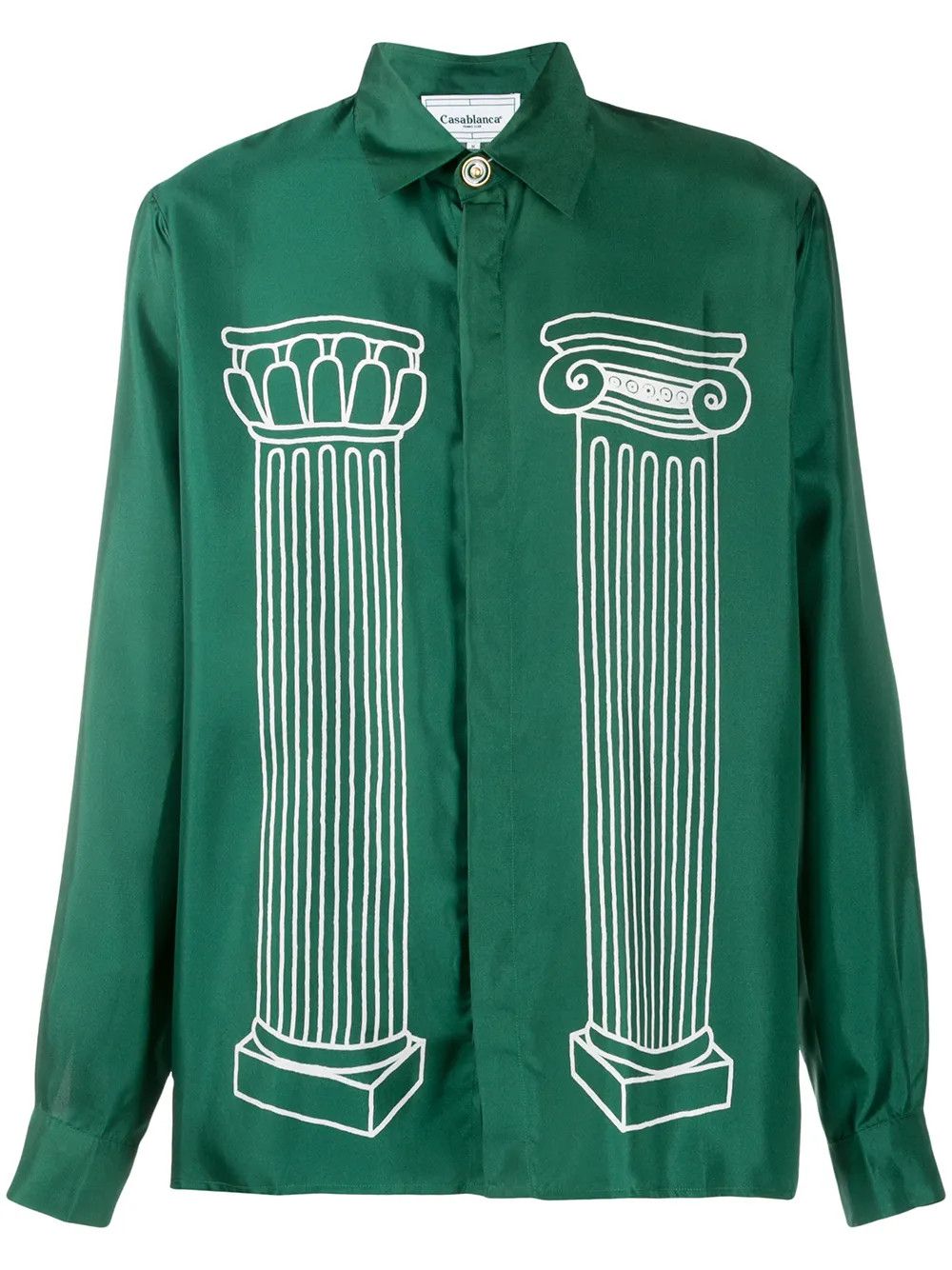 Casablanca Debut Runway (2019 Archive) Sid Silk Shirt Size US L / EU 52-54 / 3 - 3 Thumbnail