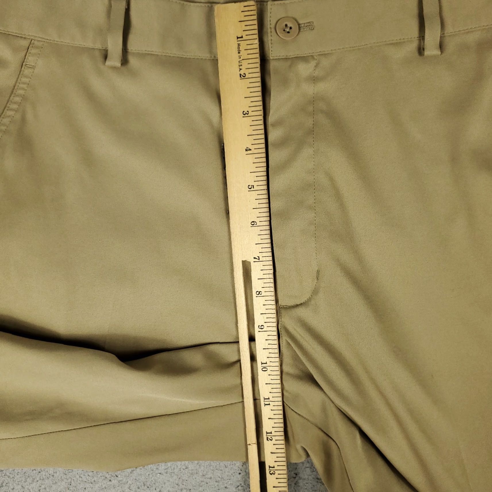 Nike Nike Pants Mens 32x32 Beige Flat Front Chino Trousers Dri Fit Regular Size US 32 / EU 48 - 5 Thumbnail
