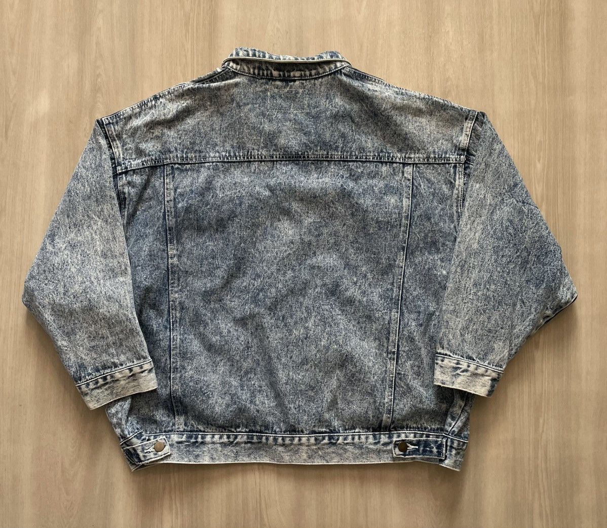 Vintage VTG 80s Sergio Valente Acid Washed Denim Trucker Sz 42 XL Size US XL / EU 56 / 4 - 7 Thumbnail