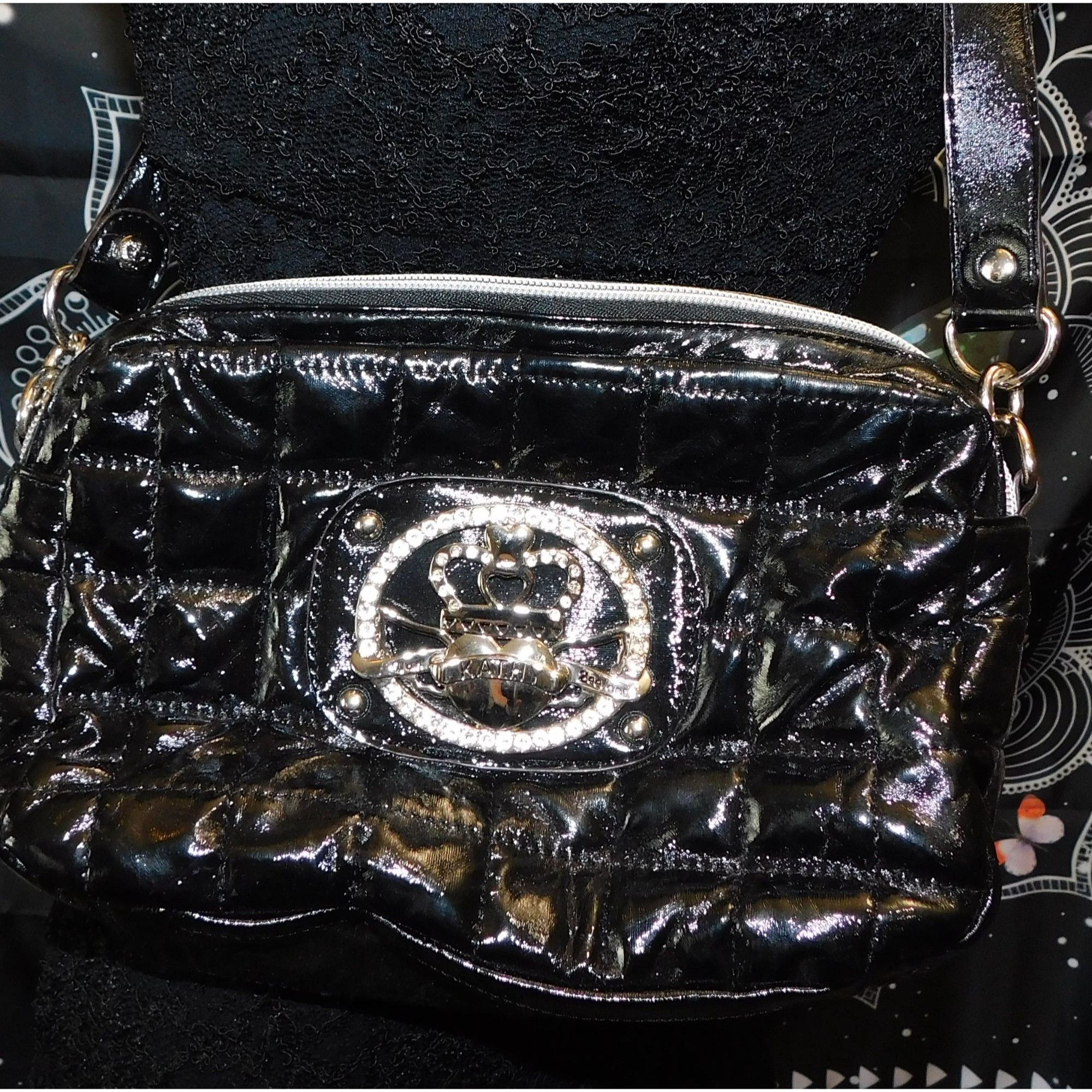 Other Kathy Van Zeeland Quilted Gothic Shoulder Bag Size ONE SIZE - 13 Thumbnail