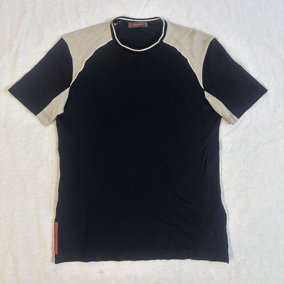 Prada PRADA Vintage Viscose Mesh Tee prada sport / linea rossa Size US M / EU 48-50 / 2 - 1 Thumbnail