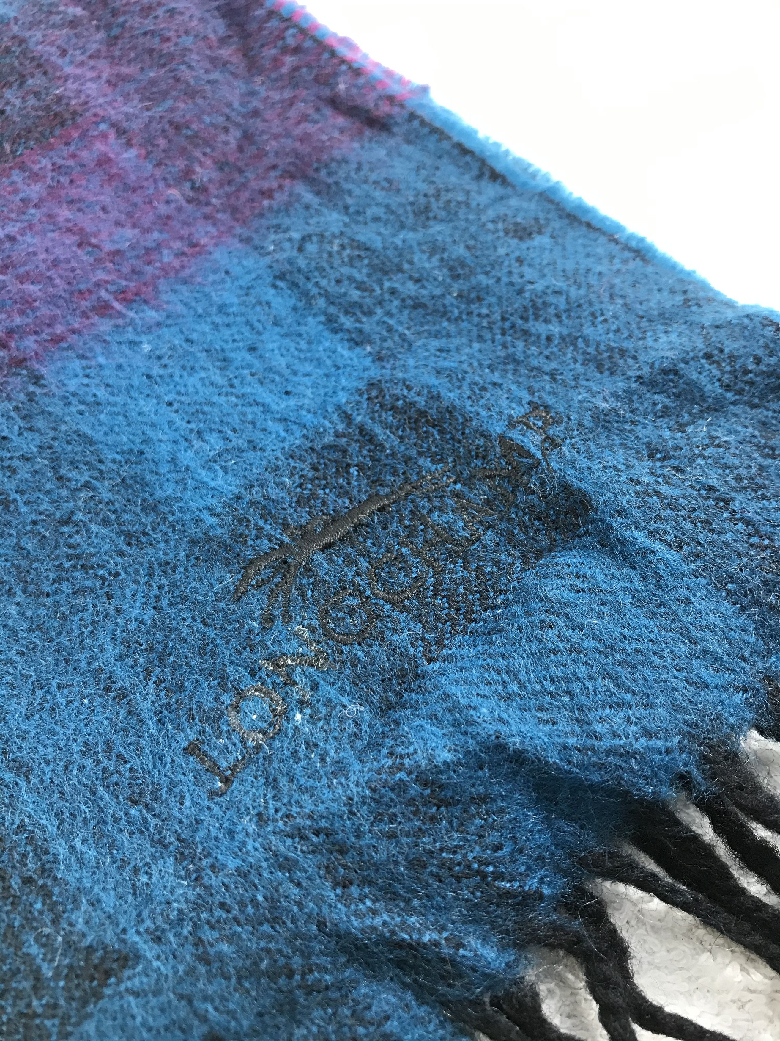 Longchamp × Vintage Longchamp Scarf / Muffler / Neckwear - WW1370 Size ONE SIZE - 4 Thumbnail