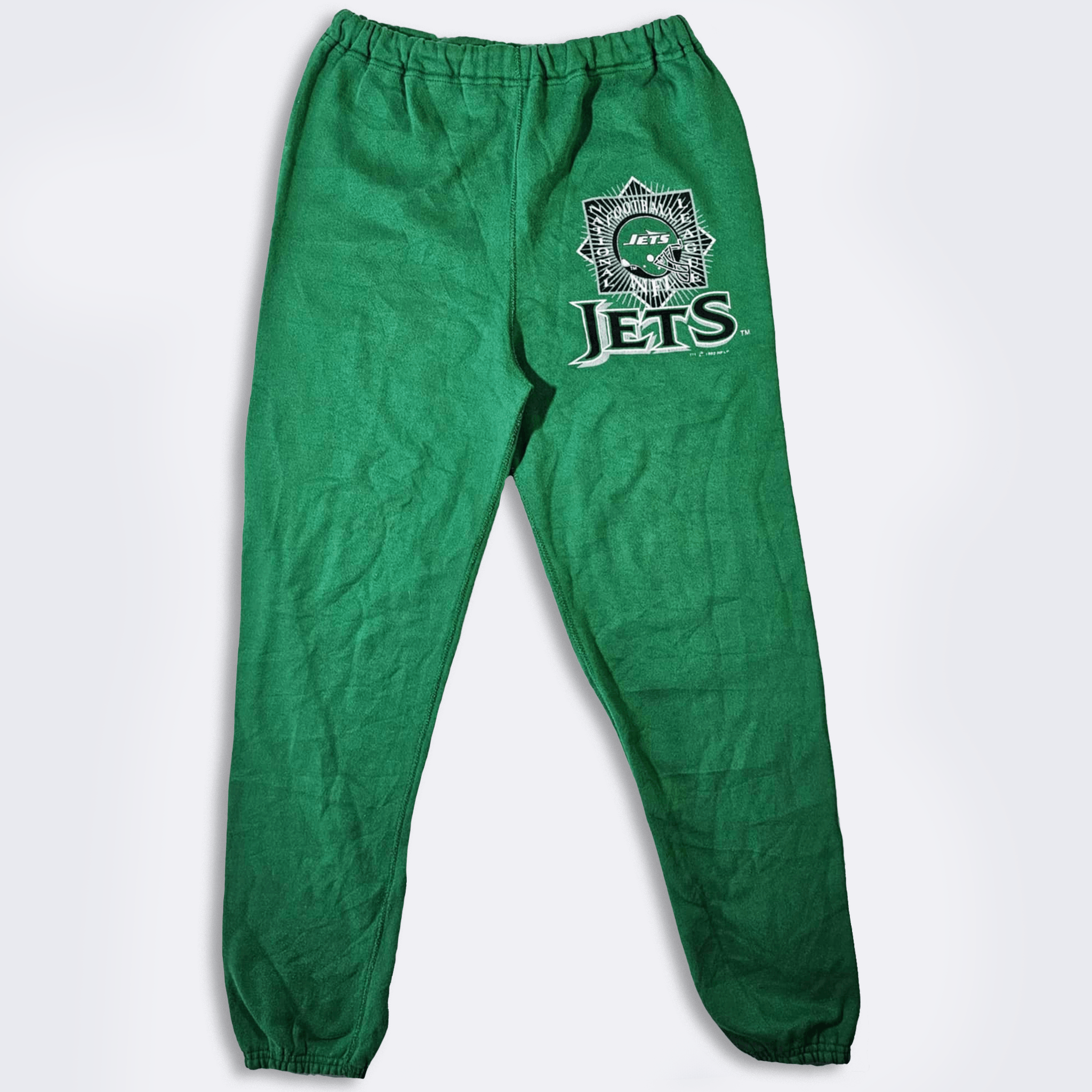 Jeff Hamilton × Vintage New York Jets Vintage 90s Logo 7 Sweat Pants Joggers Size US 38 / EU 54 - 1 Thumbnail