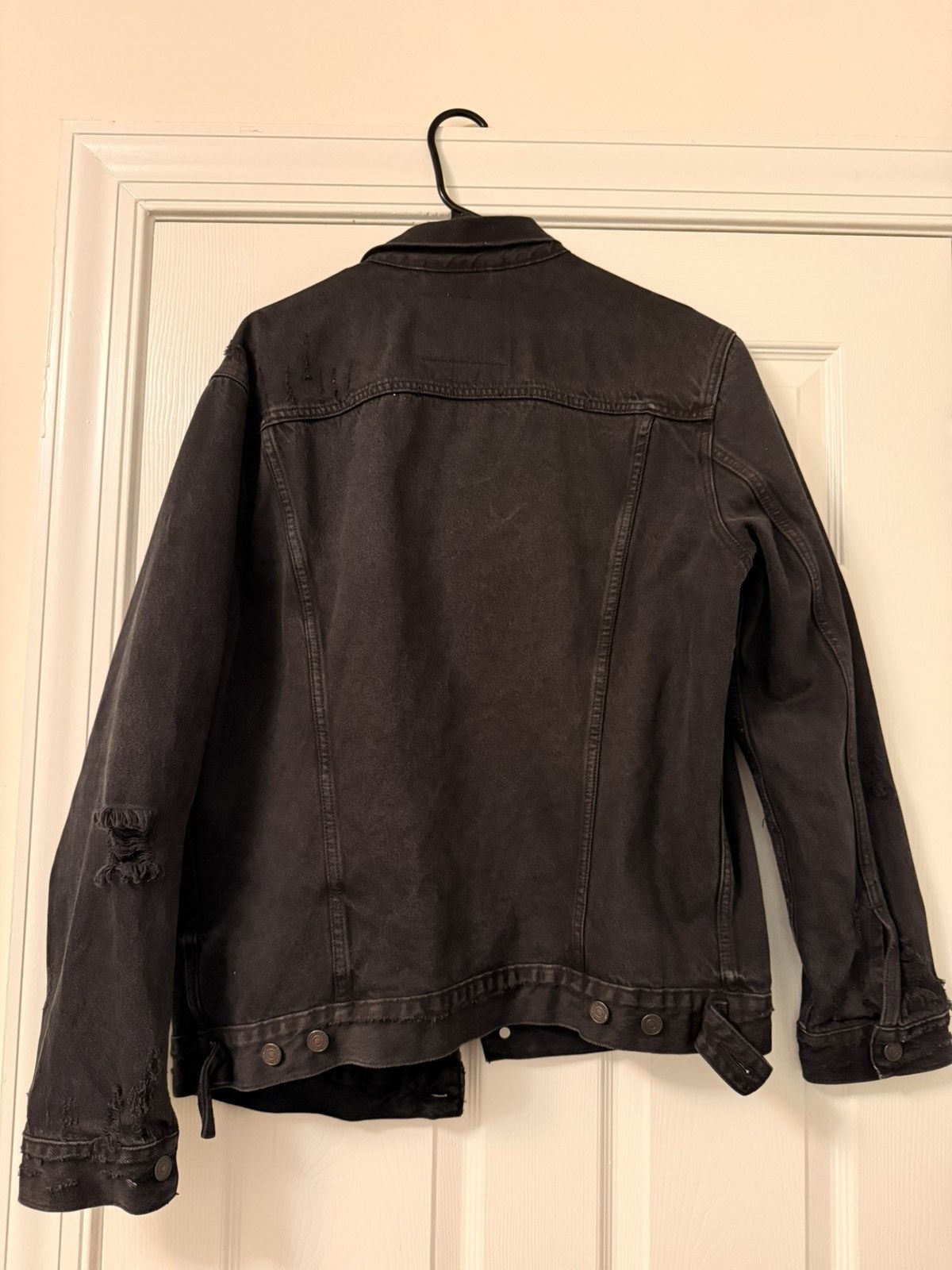 Levi's Levi Distressed Denim Jacket Size US XL / EU 56 / 4 - 3 Thumbnail