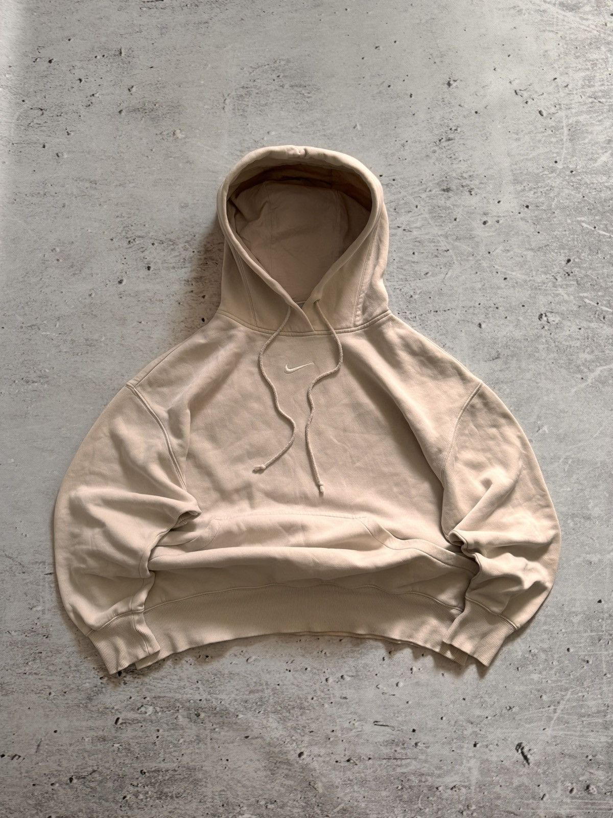 Nike × Vintage NIKE VINTAGE CENTER LOGO OVERSIZE BOXY HOODIE Size US M / EU 48-50 / 2 - 1 Thumbnail
