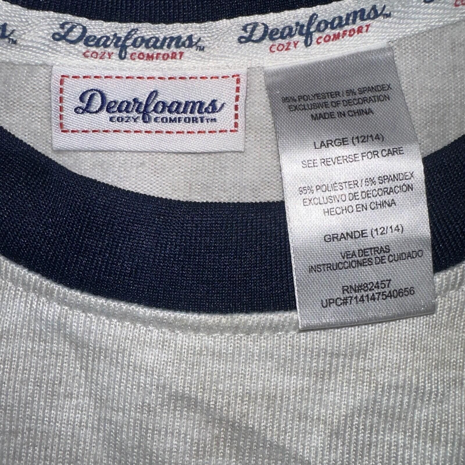 Other Womens Dearfoam Cozy Comfort Mama Bear Sleepwear Shirt 12/14 Size ONE SIZE - 3 Thumbnail