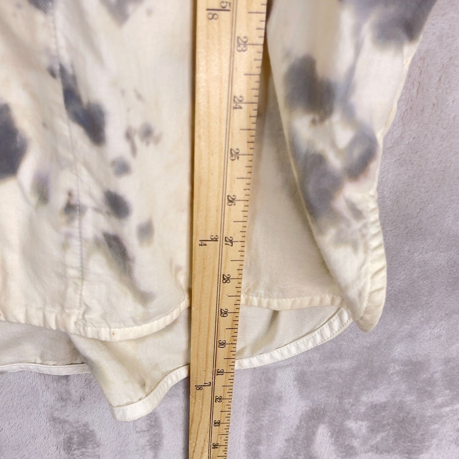 Beautiful Ful Beautiful Fül BTFL Short Sleeve Hand Dyed Bone Shirt Rare Size US M / EU 48-50 / 2 - 11 Thumbnail