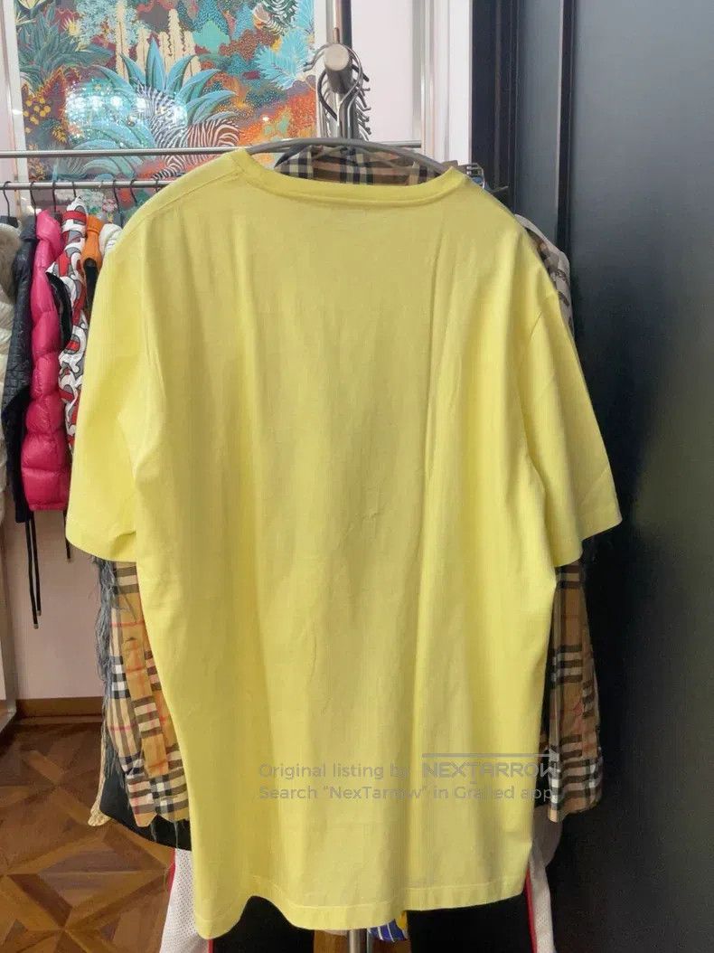 Hermes Hermes Men's short-sleeve T-shirt, light yellow, robot pri Size US XXL / EU 58 / 5 - 2 Thumbnail