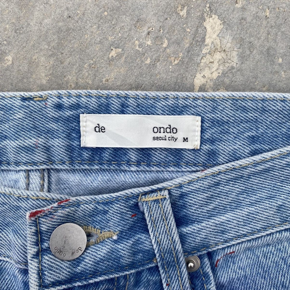 If Six Was Nine De Ondo Seoul city paint splatter denim jeans CDG Size US 28 / EU 44 - 6 Thumbnail