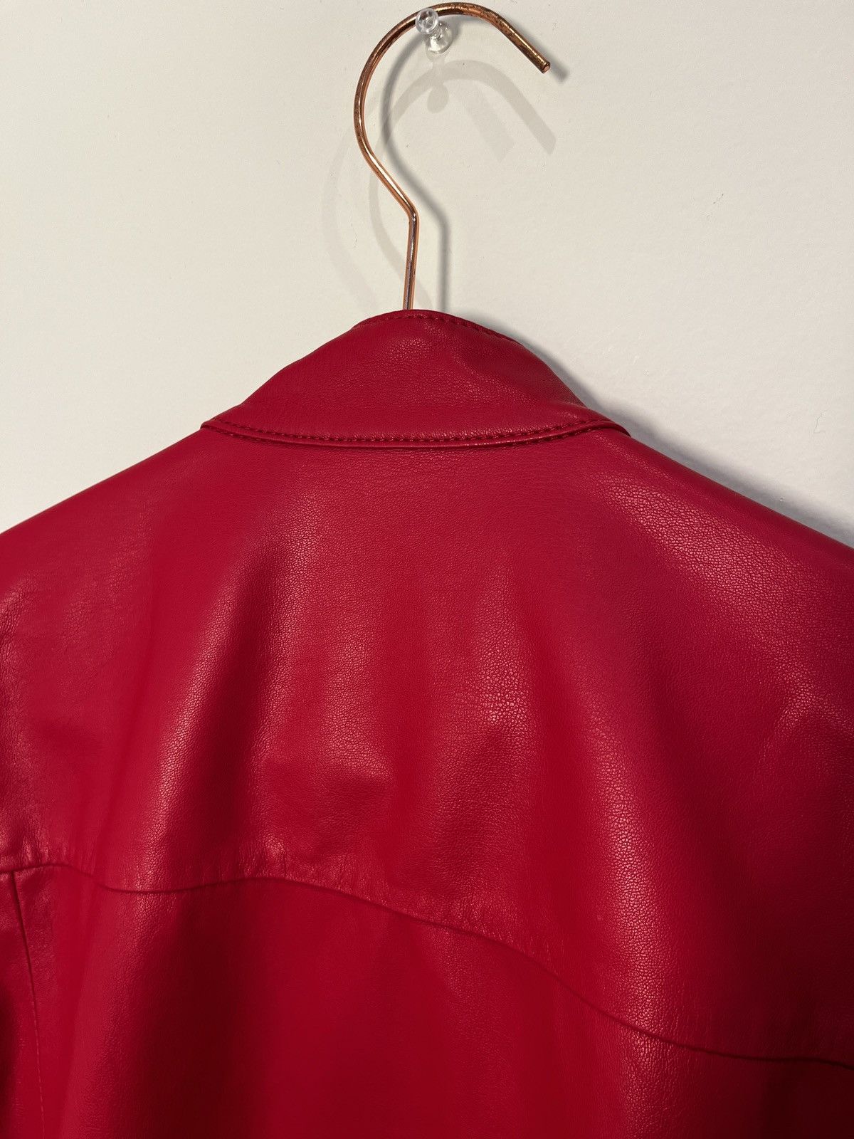 Mowalola Mowalola Faux Leather Cross Jacket (unisex) Size US L / EU 52-54 / 3 - 9 Thumbnail