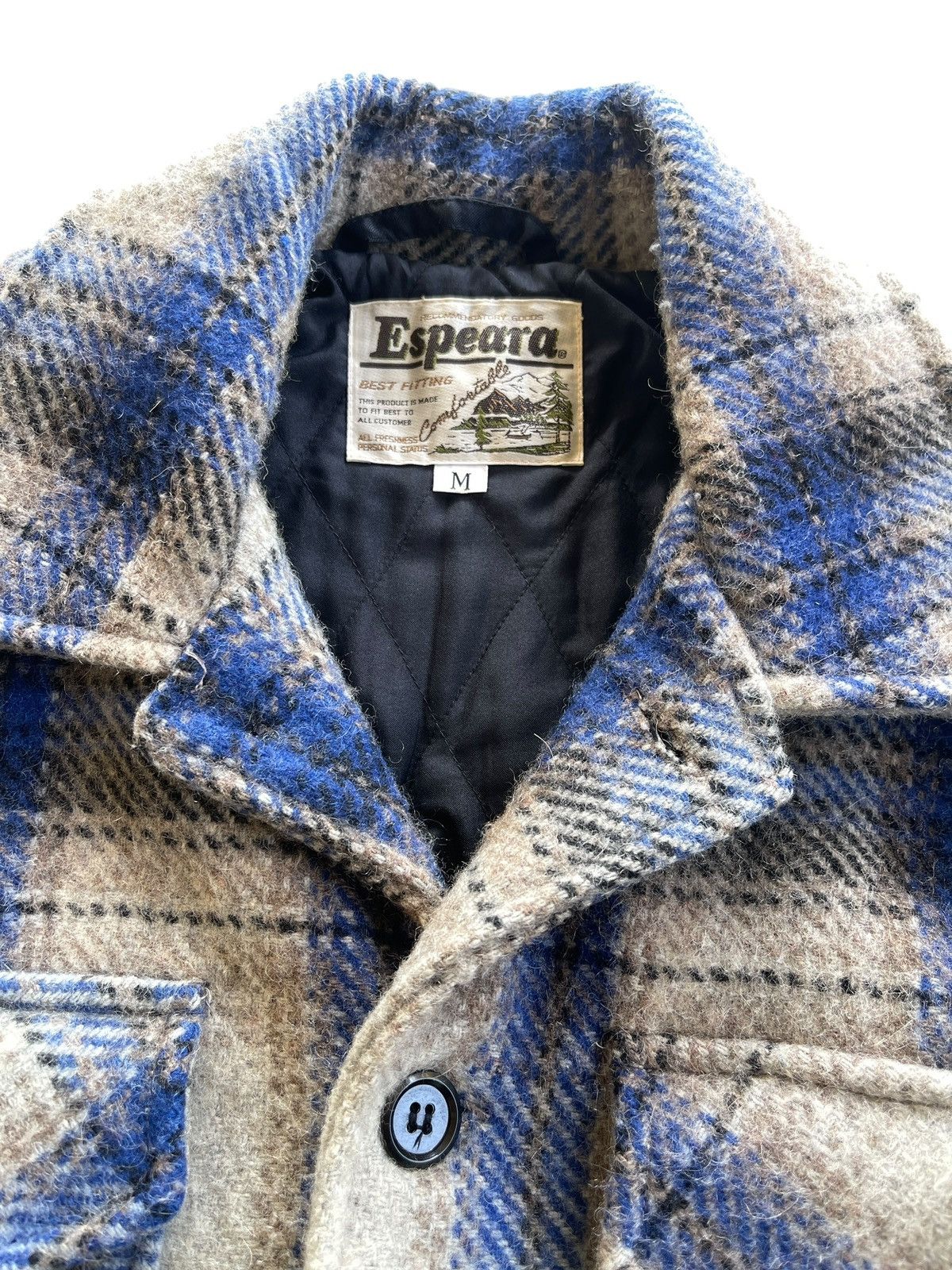 Japanese Brand Vintage 90s Wool Baggy Tartan Jacket Size US M / EU 48-50 / 2 - 7 Thumbnail