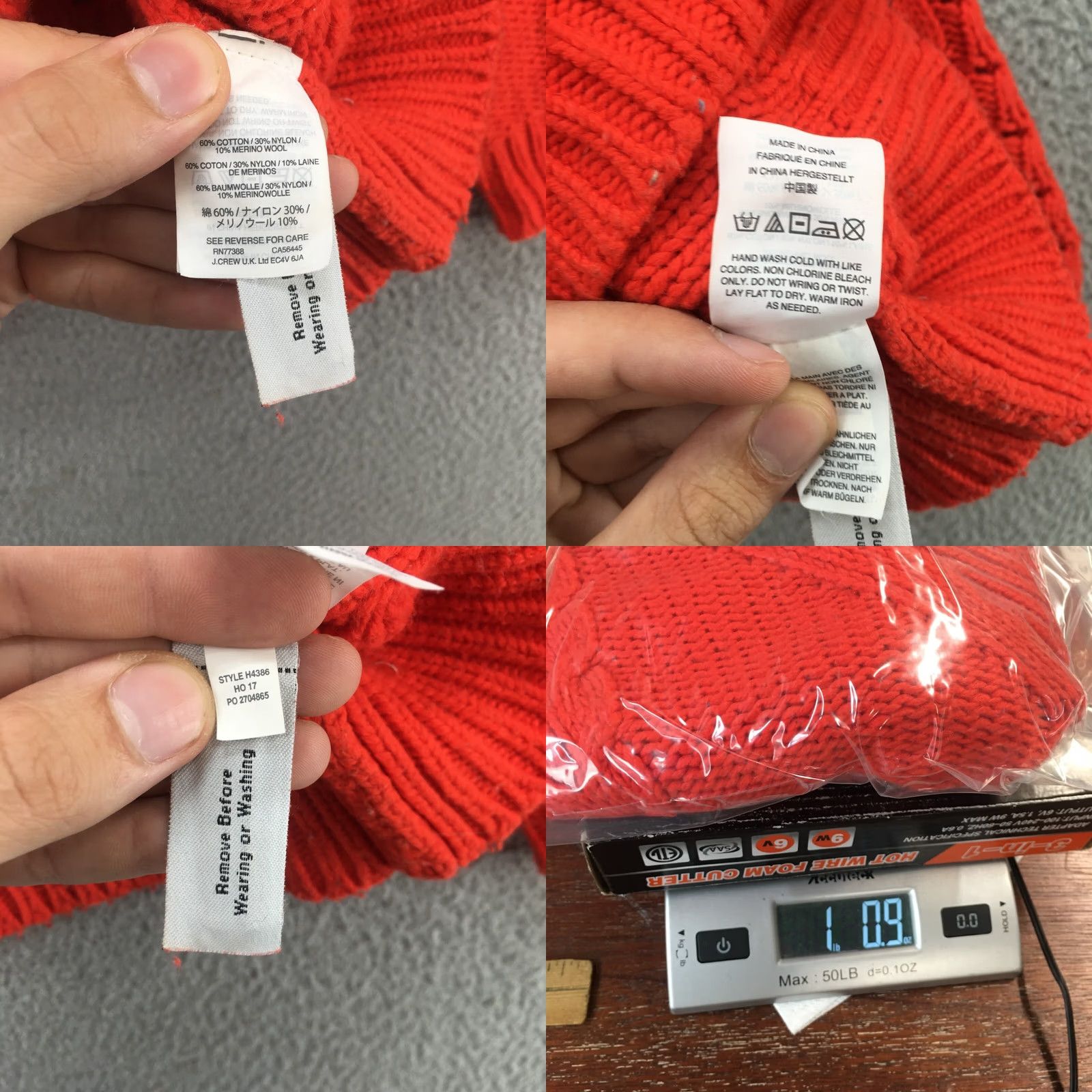 J.Crew J.CREW Cable Knit Sweater Womens Red Pullover Long Sleeve Cotton Blend Dark Red Crew Neck Knit Pullover Sweater Womens Regular Size M Size M / US 6-8 / IT 42-44 - 10 Thumbnail