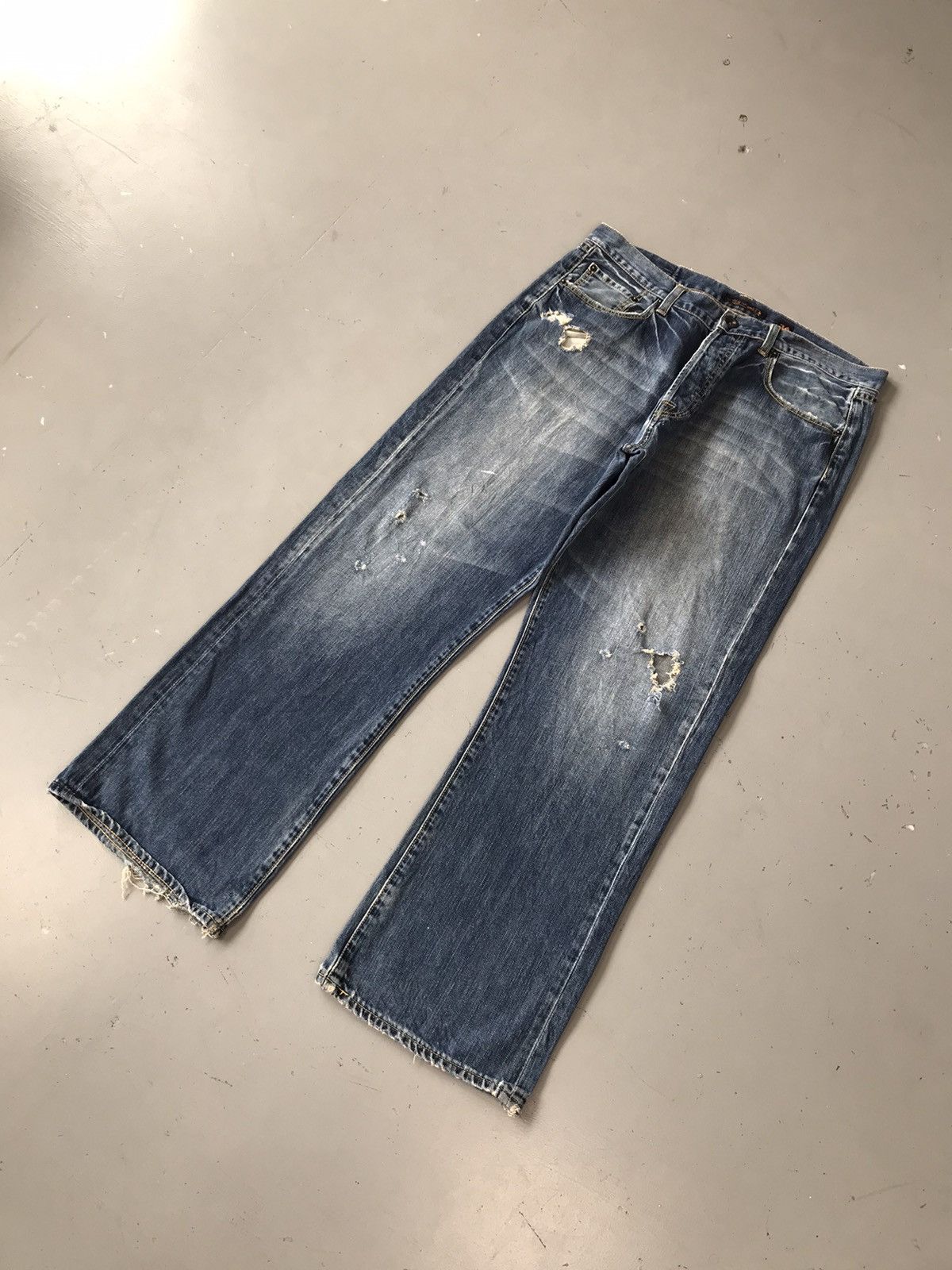 Ed Hardy × Vintage Ed Hardy Spell Out Denim Size US 36 / EU 52 - 4 Thumbnail